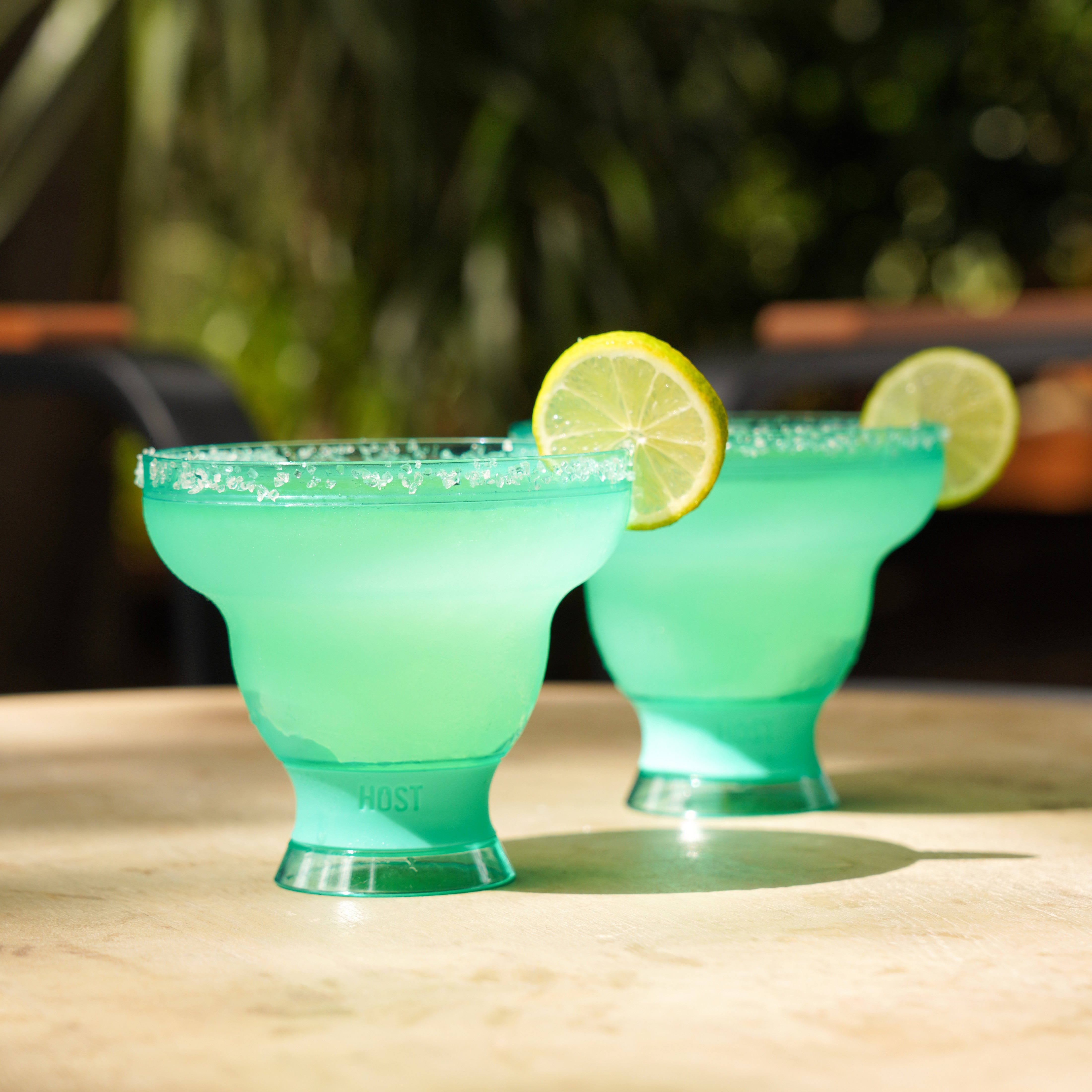 Margarita FREEZE™ in Aqua Blue, Set of 2 - Decor Addict, LLC