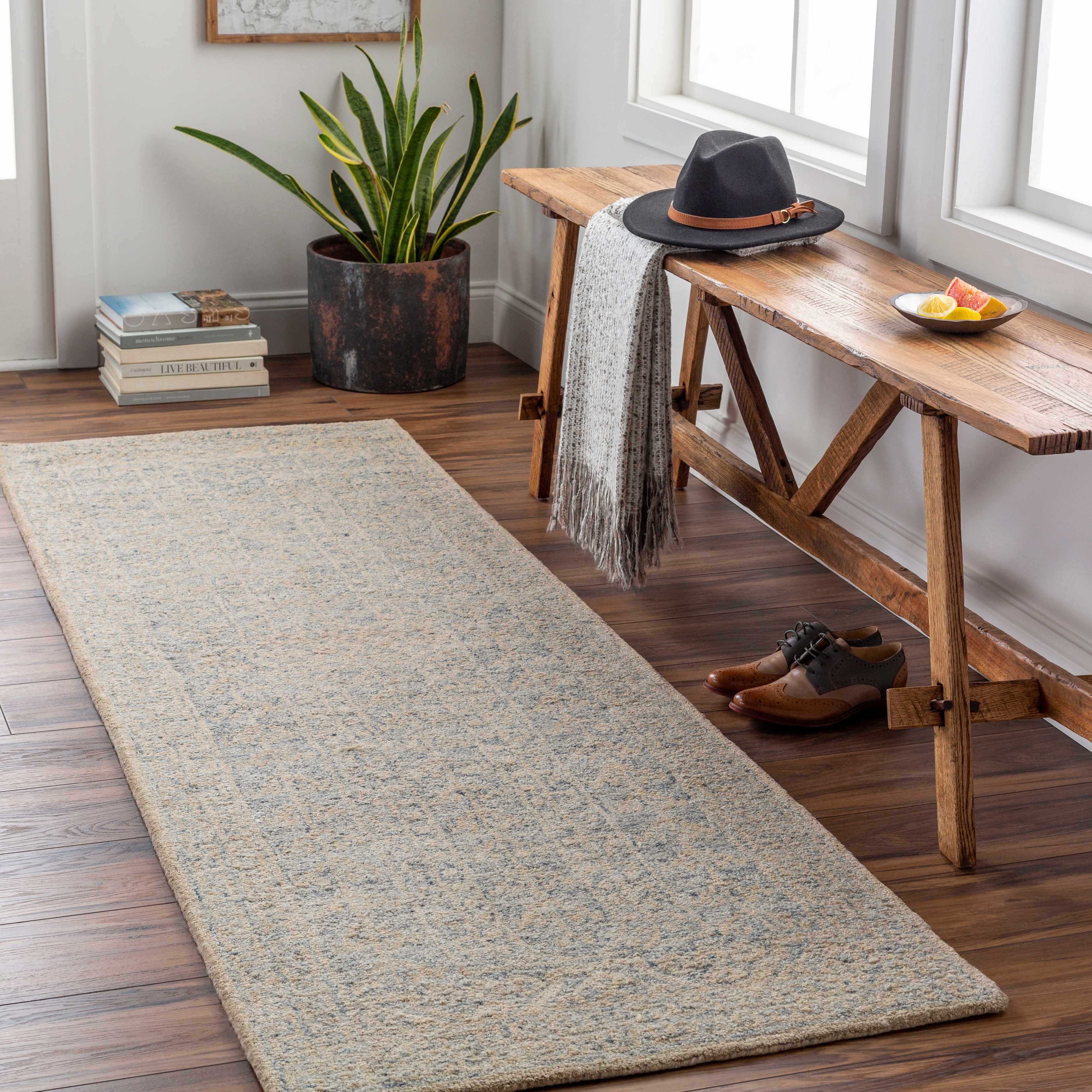 Hinton Wool Area Rug - Decor Addict, LLC