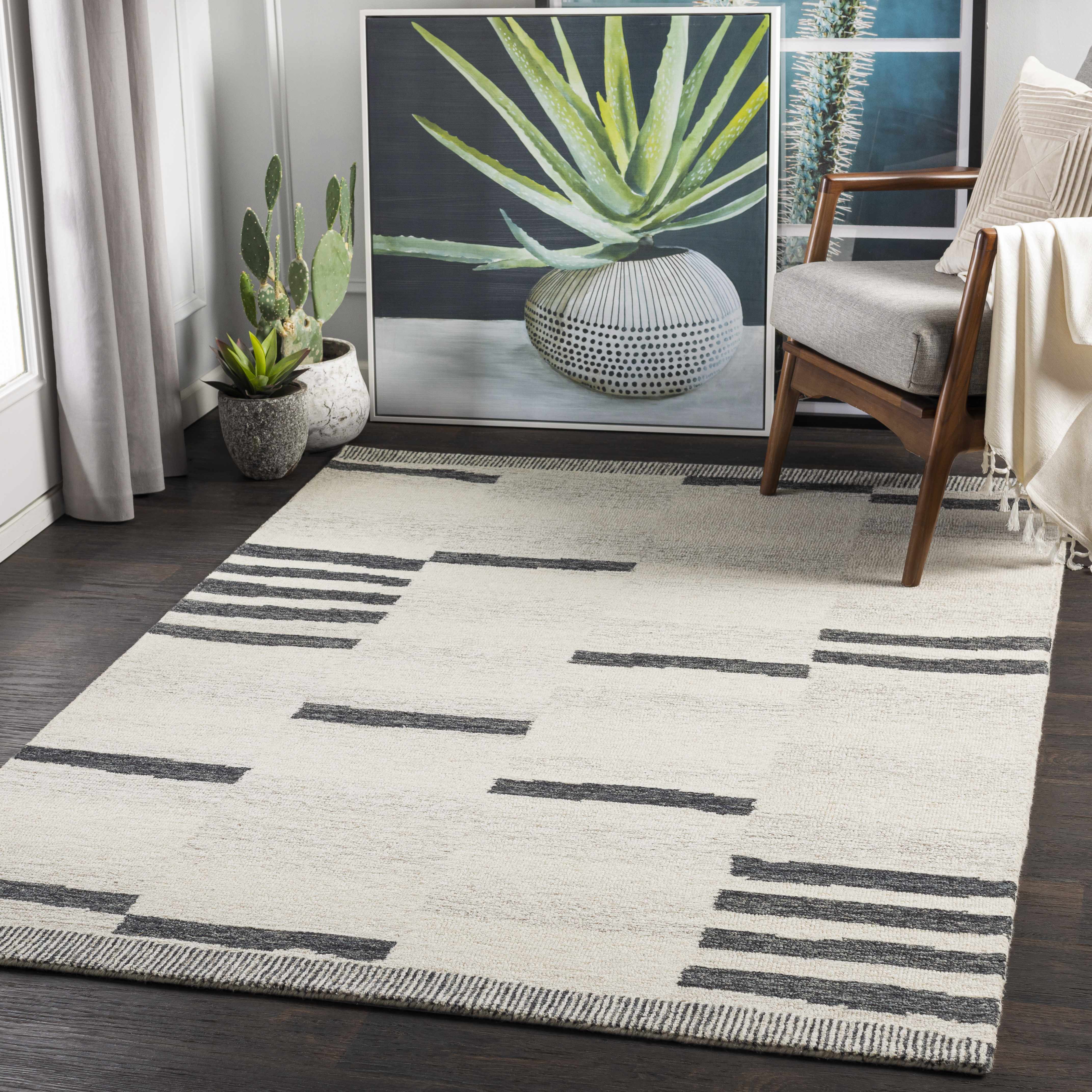 Aibonito Wool Area Rug - Decor Addict, LLC