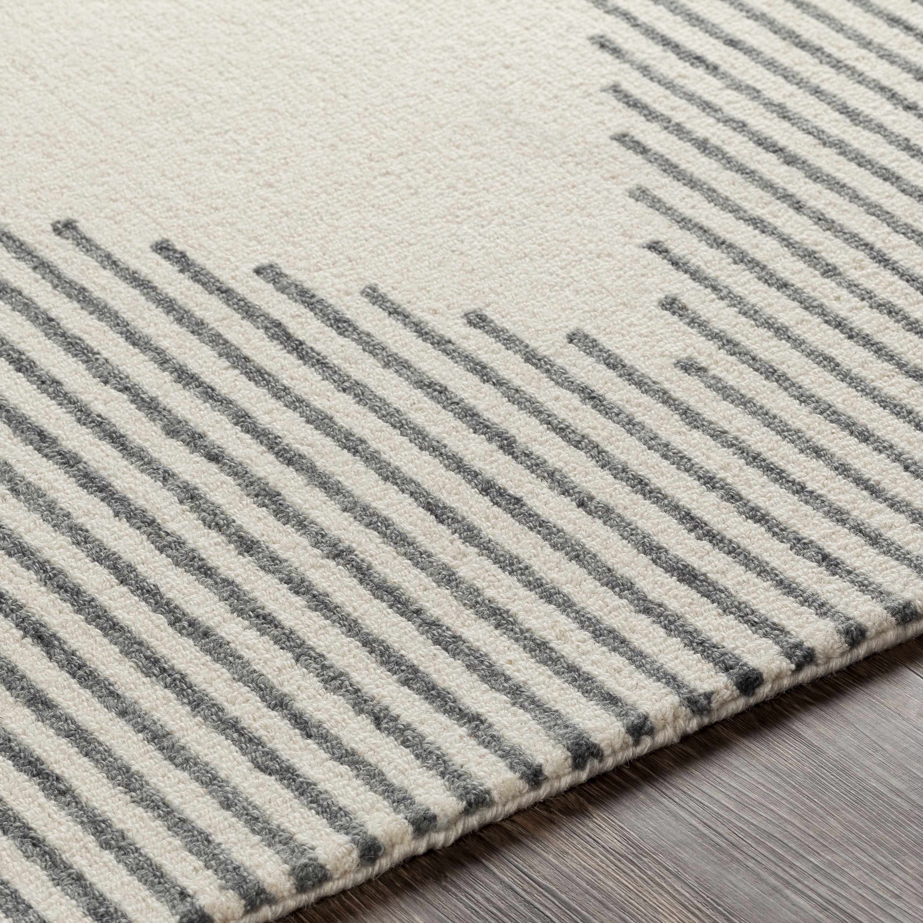 Clapham Beige Diamond Wool Rug - Decor Addict, LLC