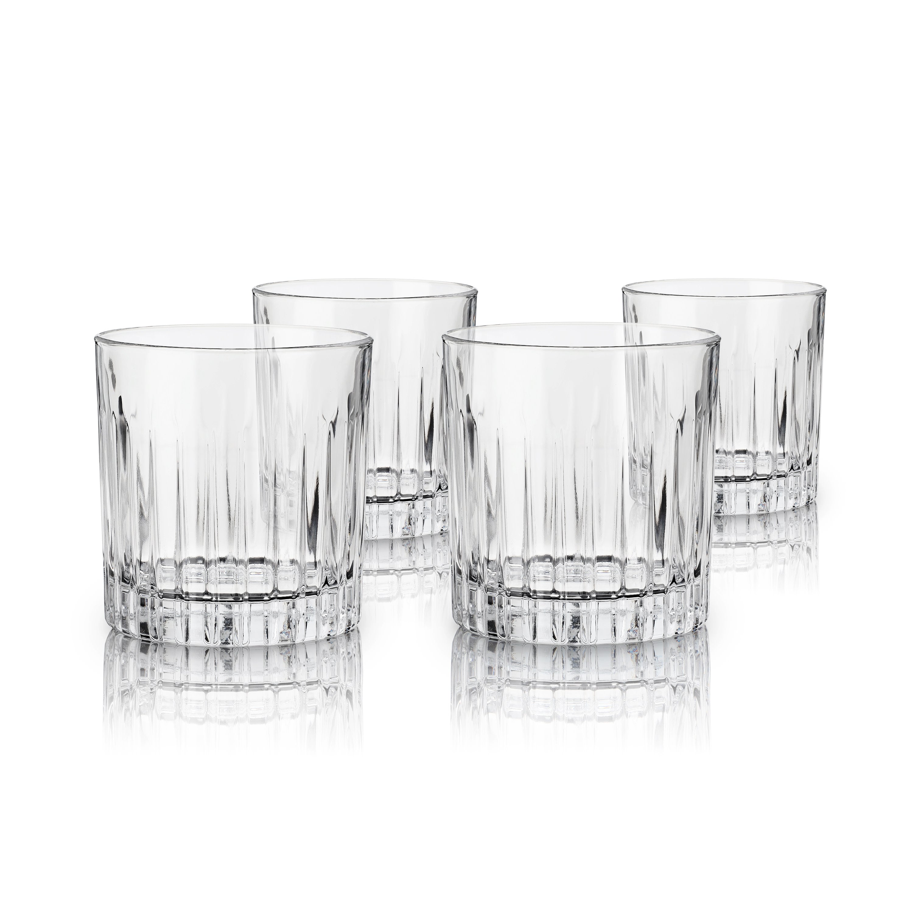 Reserve Milo Crystal Rocks Glasses Set of 4 - Decor Addict, LLC