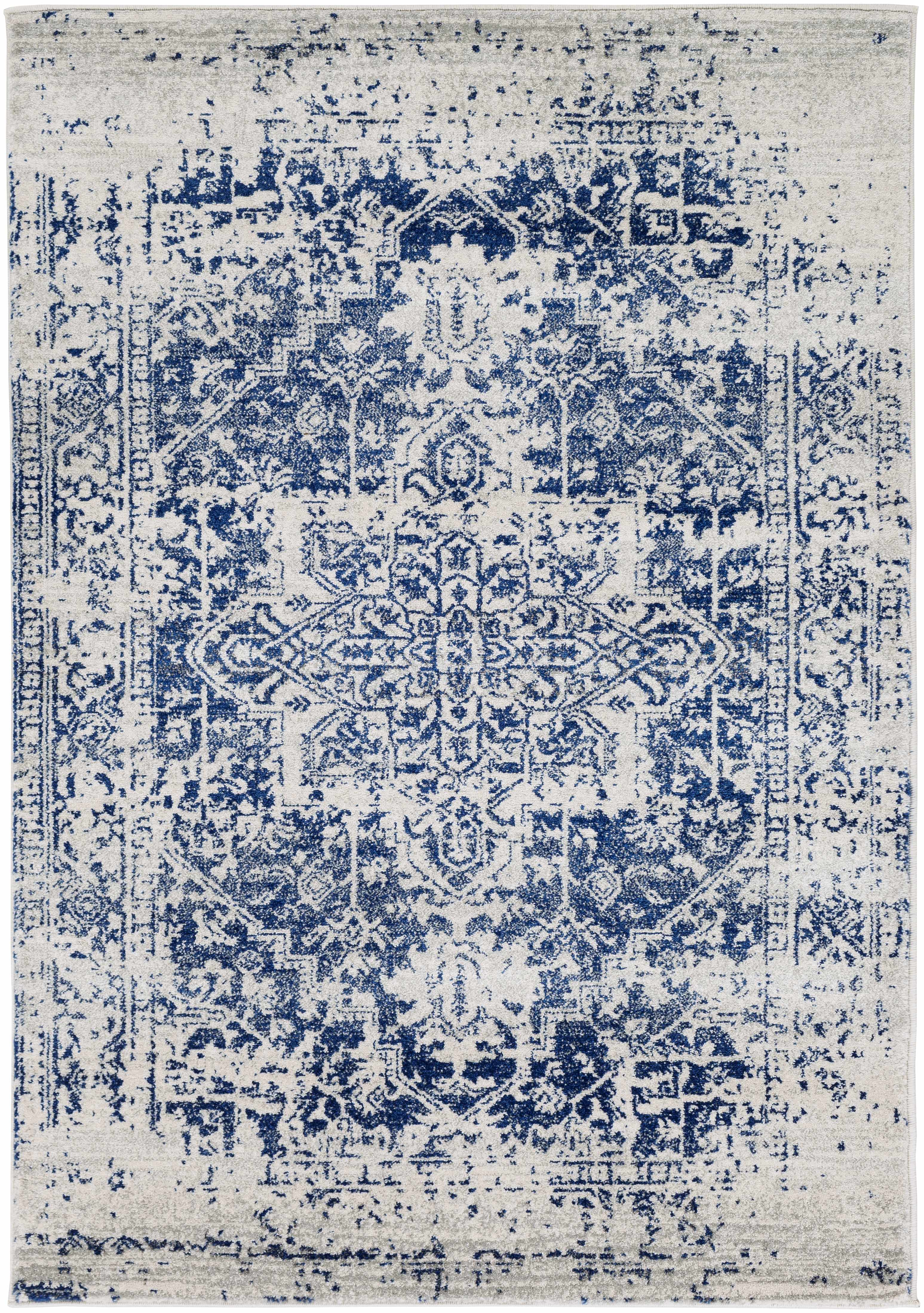 Rachel Navy Area Rug - Decor Addict, LLC