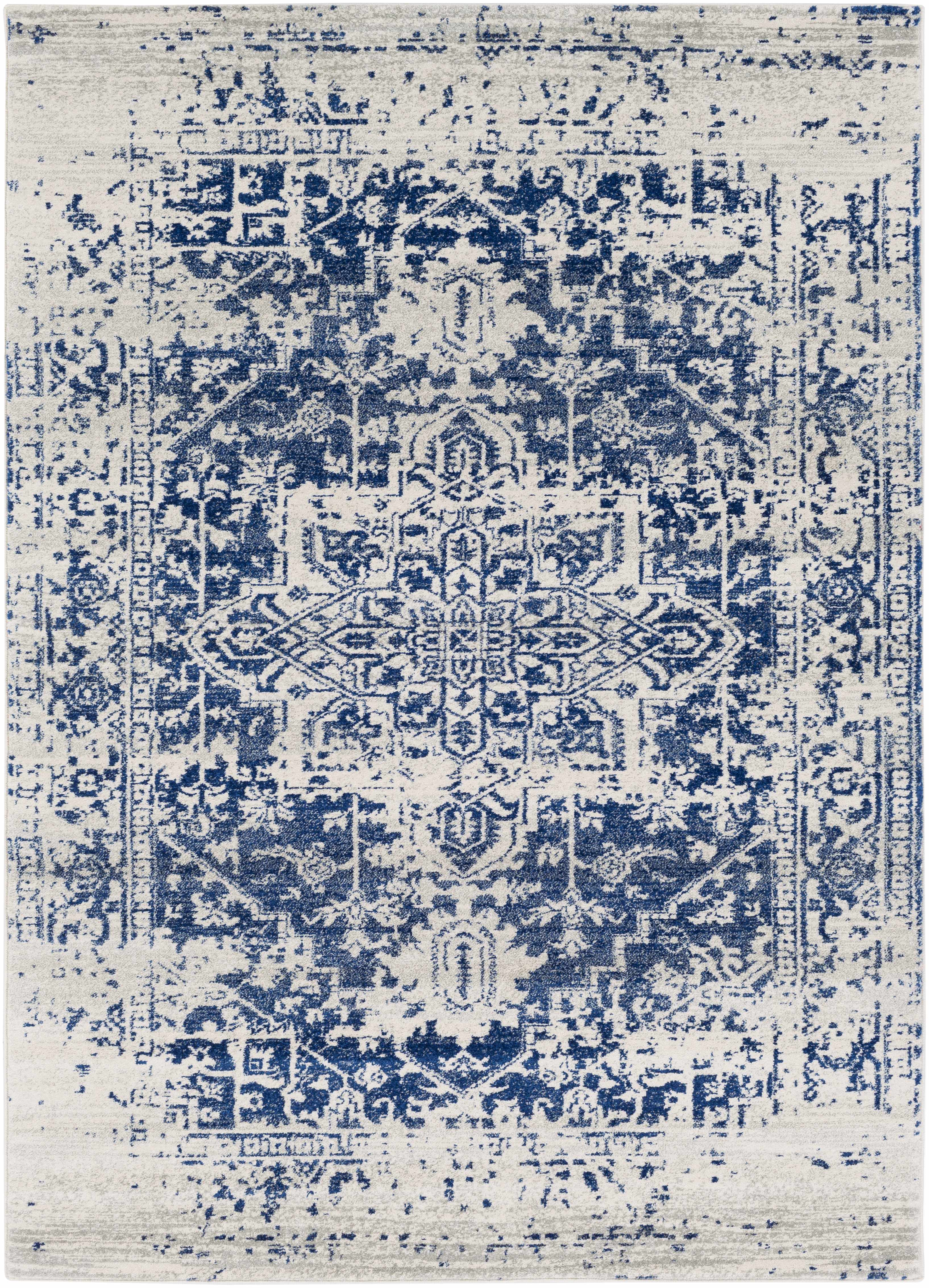 Rachel Navy Area Rug - Decor Addict, LLC