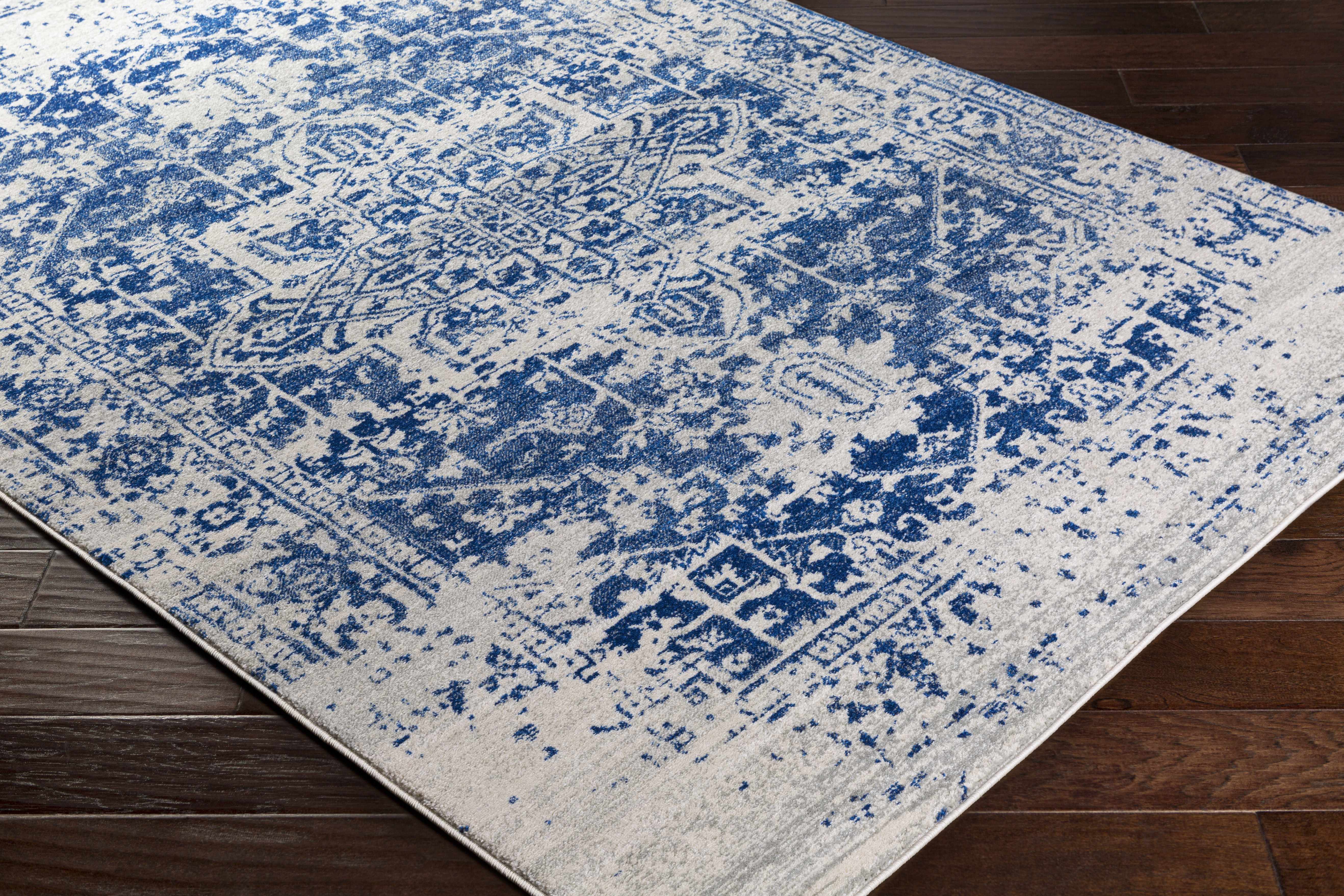 Rachel Navy Area Rug - Decor Addict, LLC