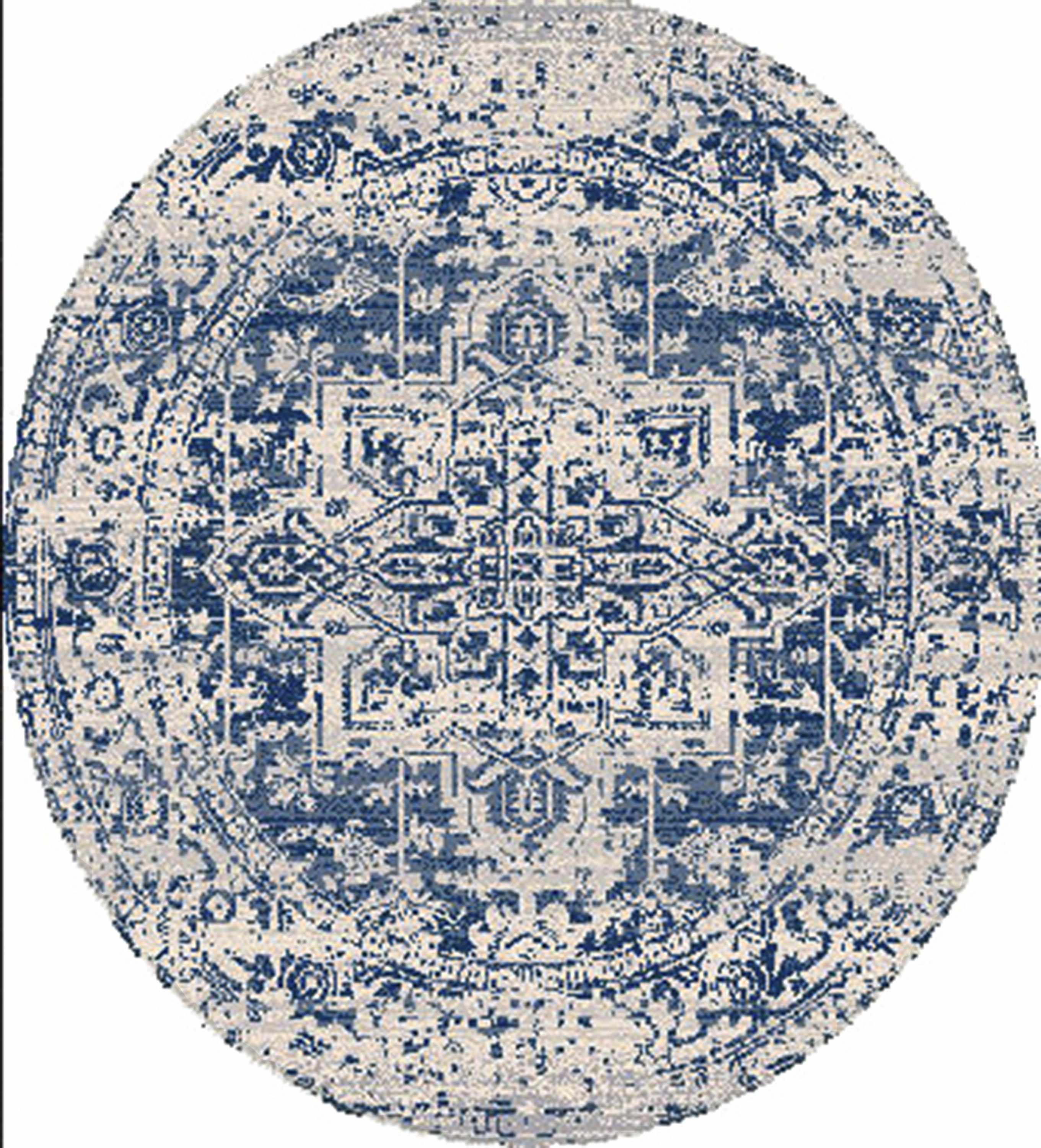 Rachel Navy Area Rug - Decor Addict, LLC