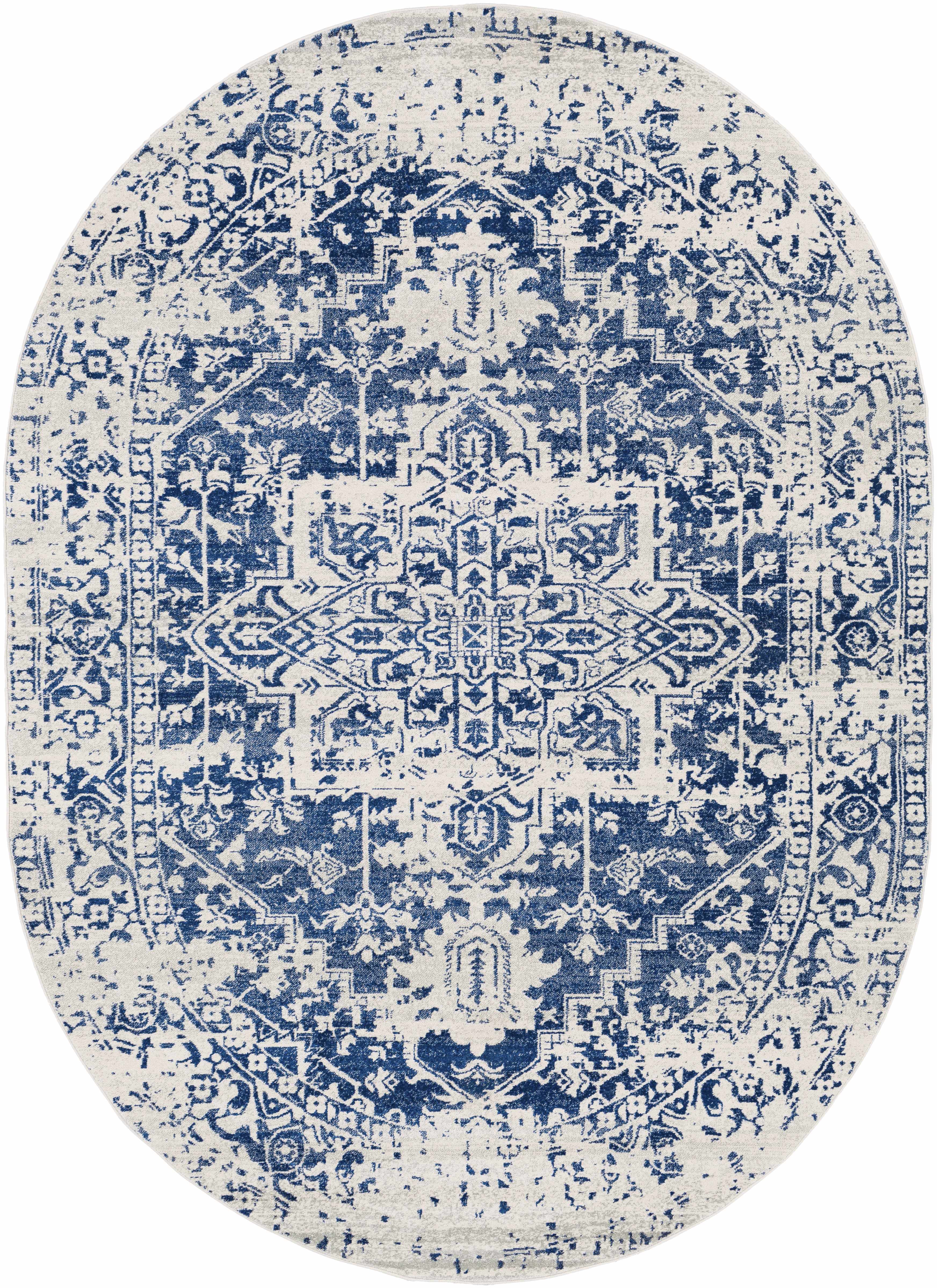 Rachel Navy Area Rug - Decor Addict, LLC