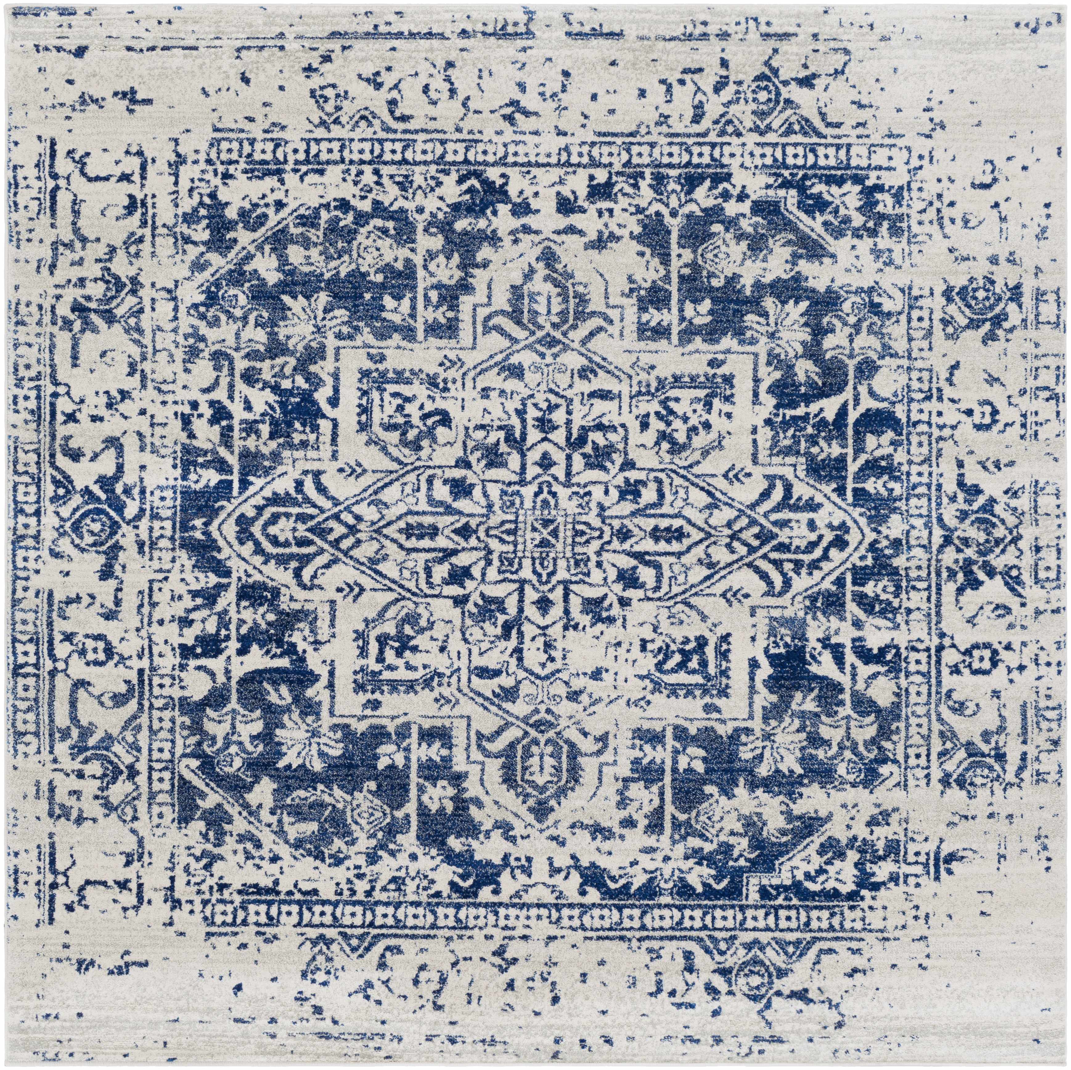 Rachel Navy Area Rug - Decor Addict, LLC