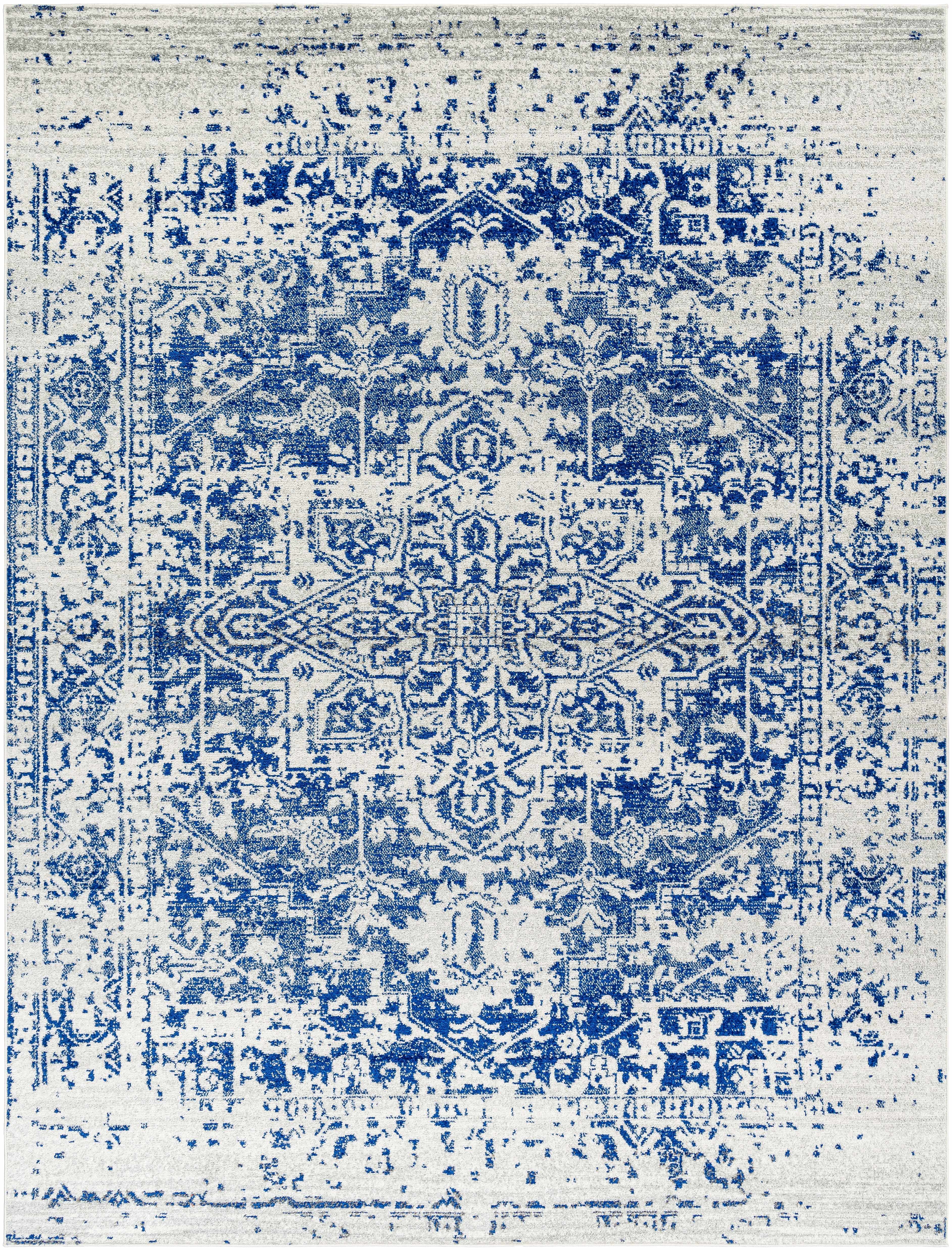 Rachel Navy Area Rug - Decor Addict, LLC