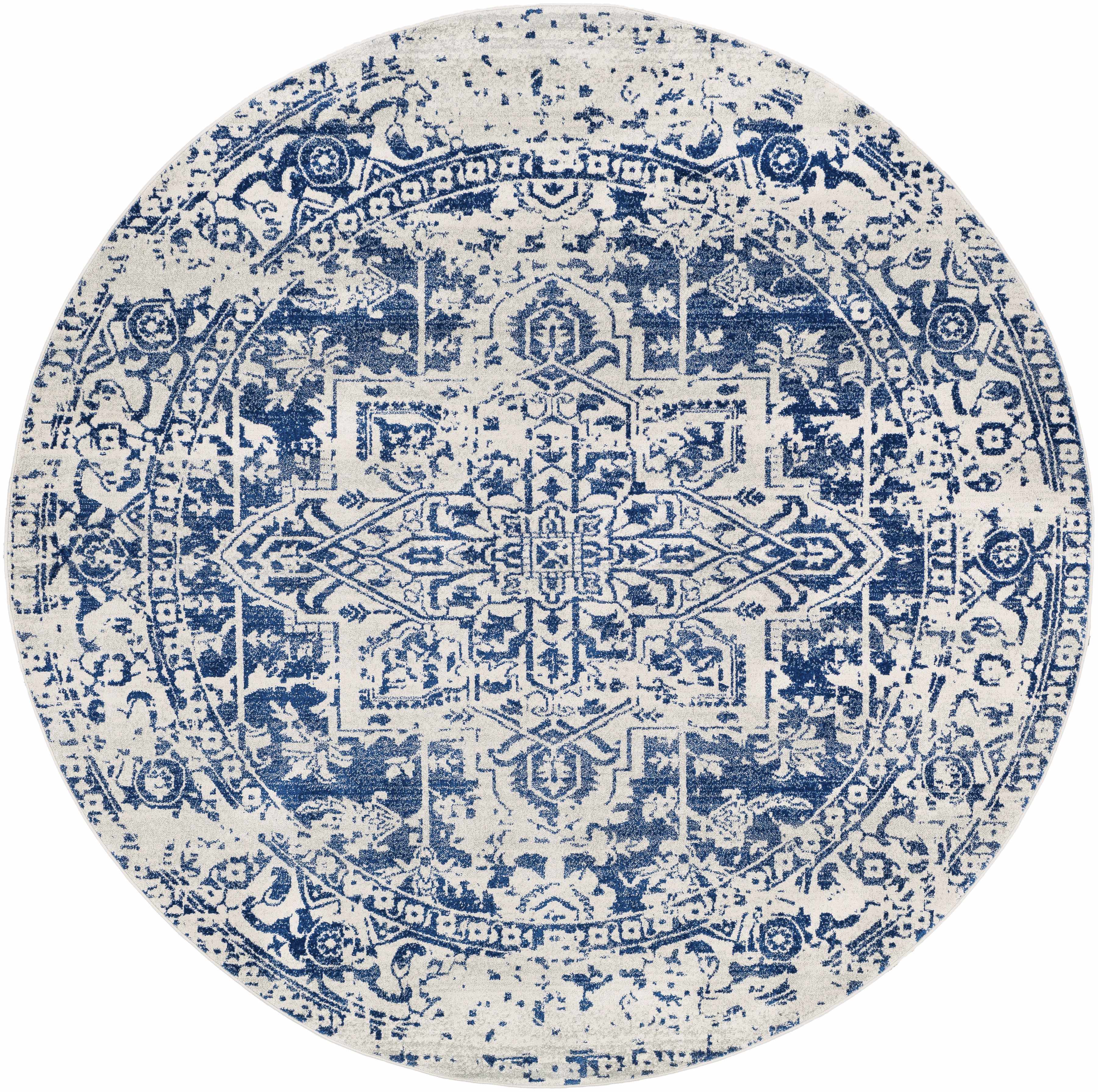 Rachel Navy Area Rug - Decor Addict, LLC