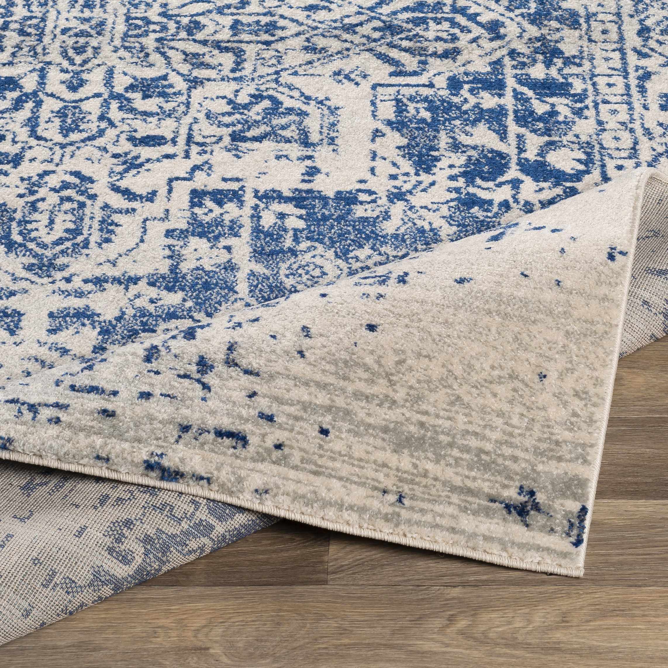 Rachel Navy Area Rug - Decor Addict, LLC