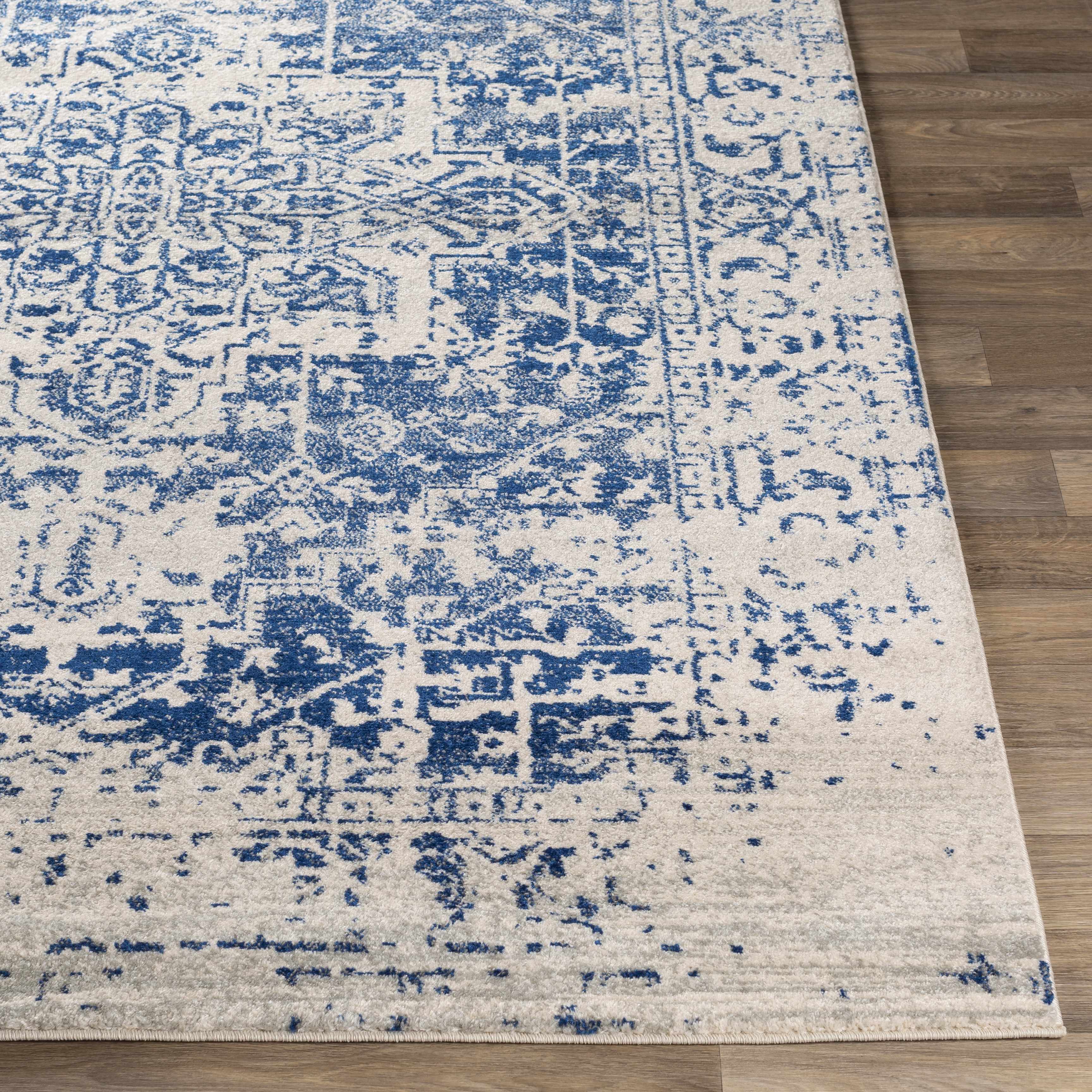 Rachel Navy Area Rug - Decor Addict, LLC