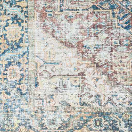 Blue Catigpian Distressed Washable Area Rug - Decor Addict, LLC