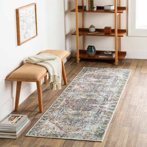 Blue Catigpian Distressed Washable Area Rug - Decor Addict, LLC