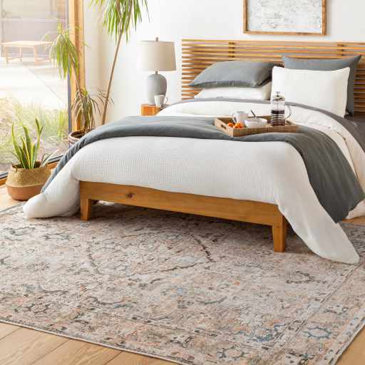 Brown Standon Vintage Washable Area Rug - Decor Addict, LLC