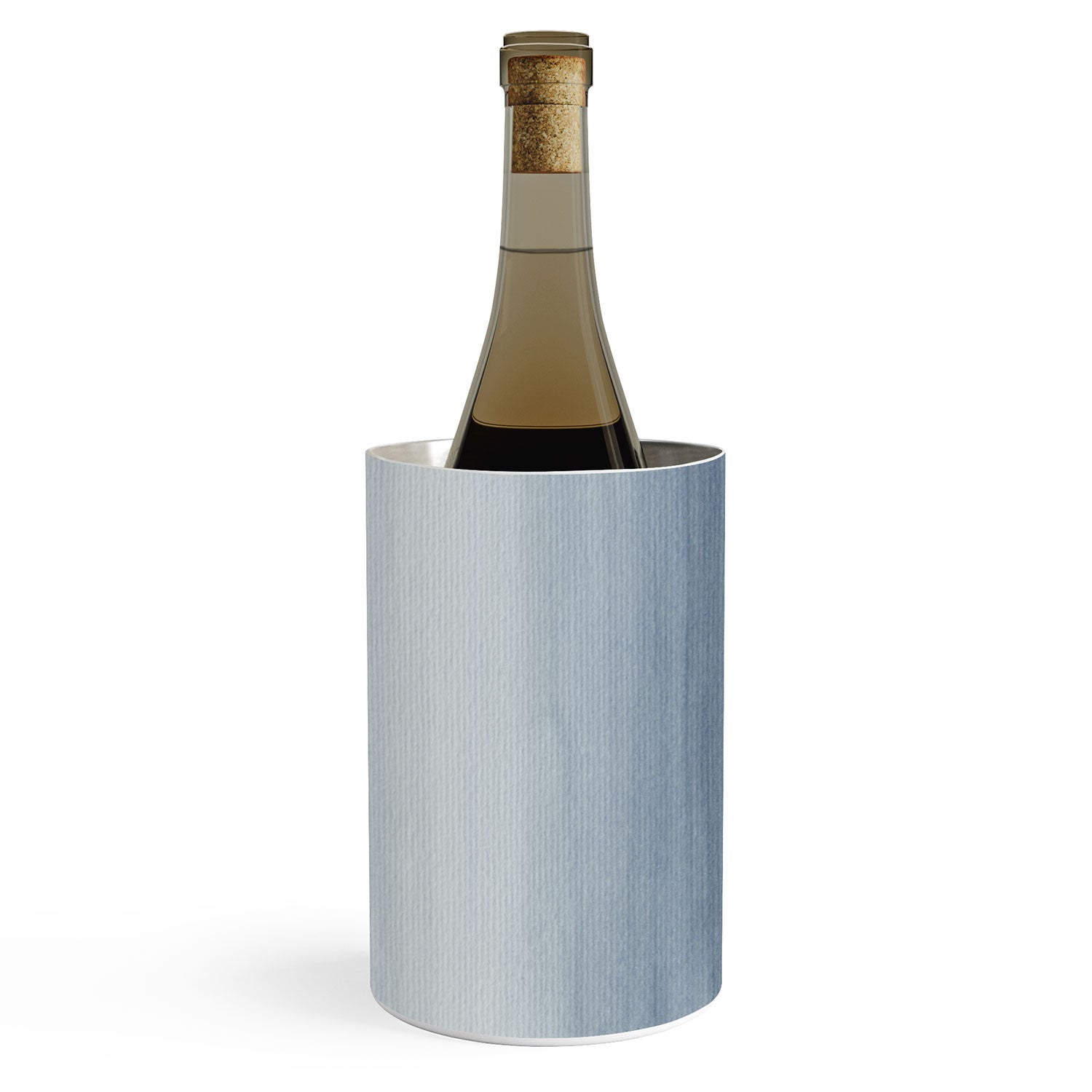 kris kivu ocean watercolor painting no2 wine chiller - Decor Addict, LLC