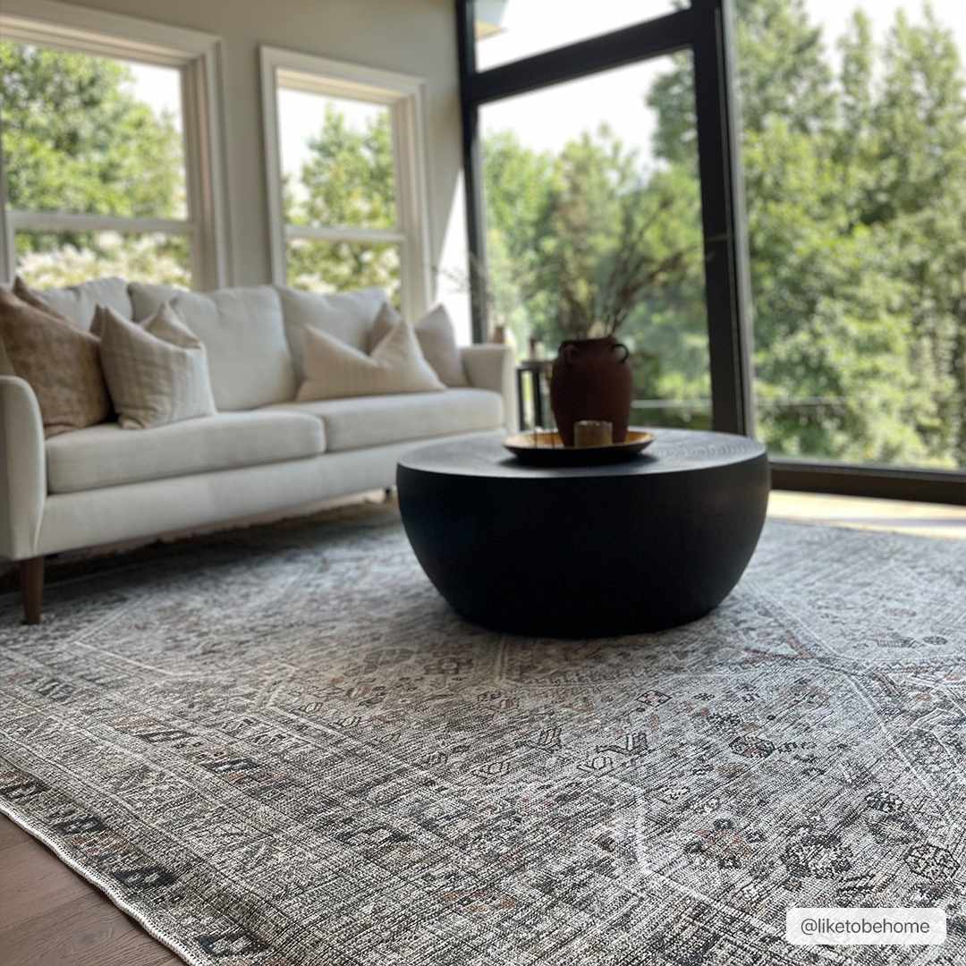 Barny Beige Washable Area Rug - Decor Addict, LLC