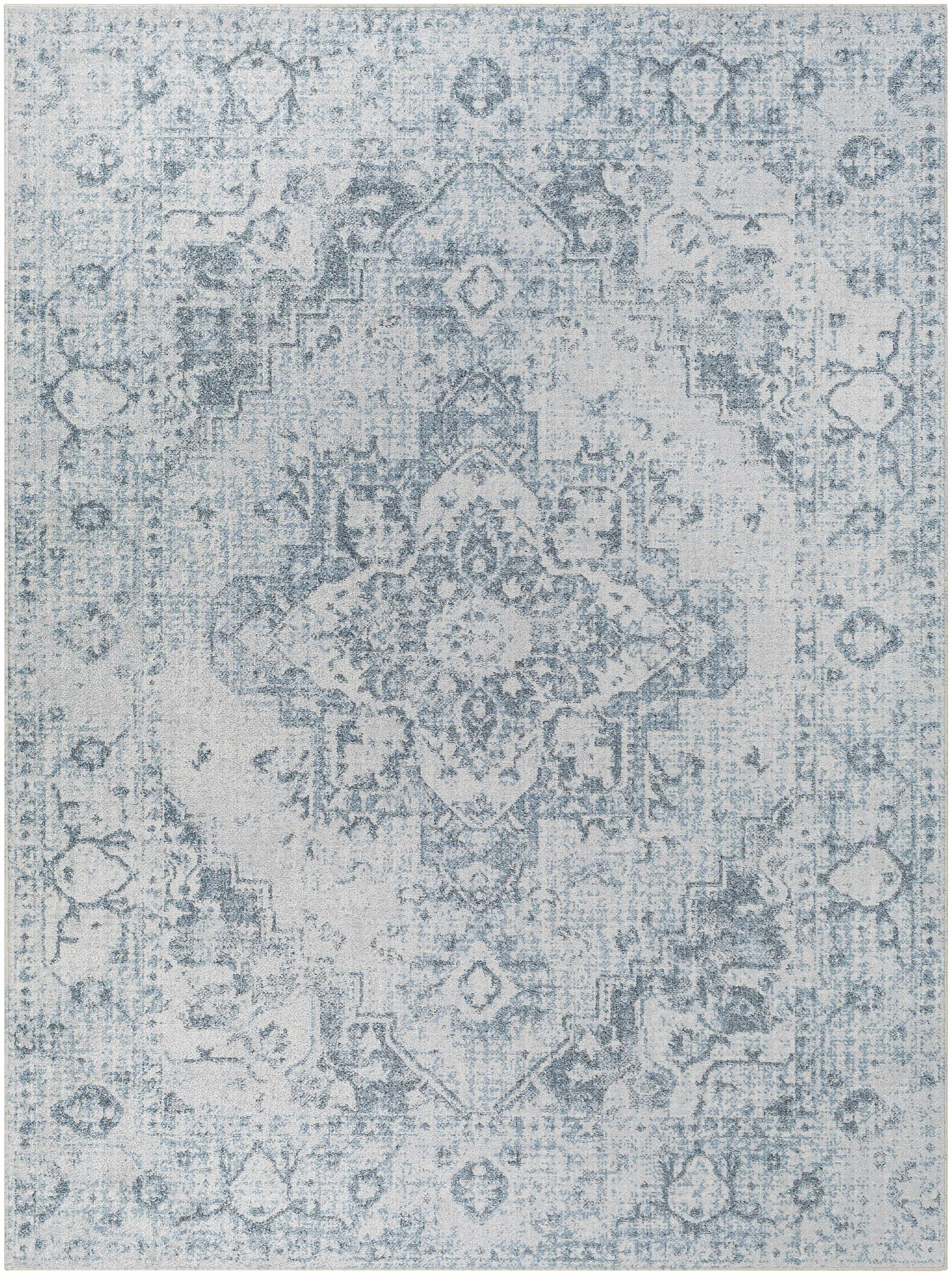 Ankti Aqua Washable Area Rug - Decor Addict, LLC