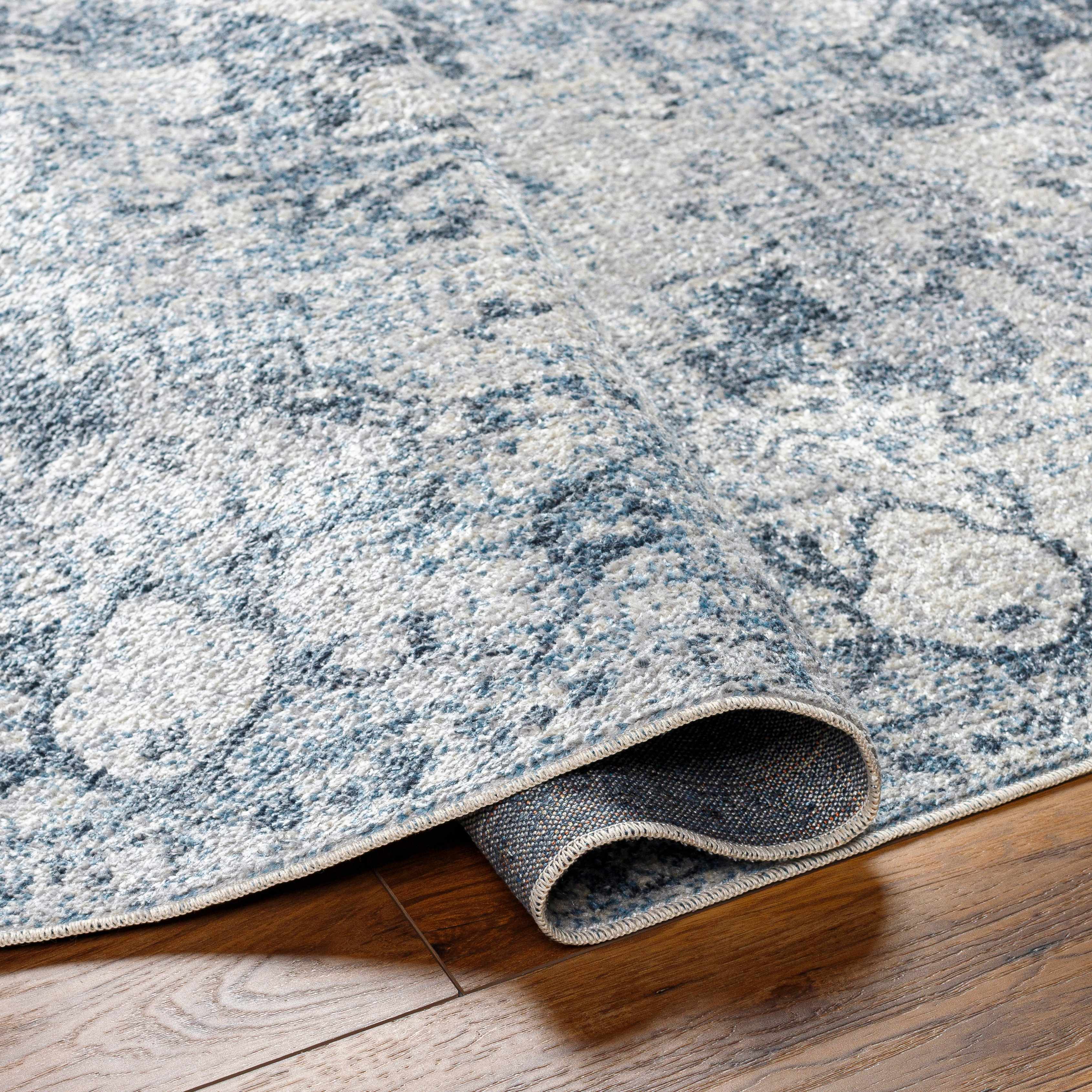 Ankti Aqua Washable Area Rug - Decor Addict, LLC