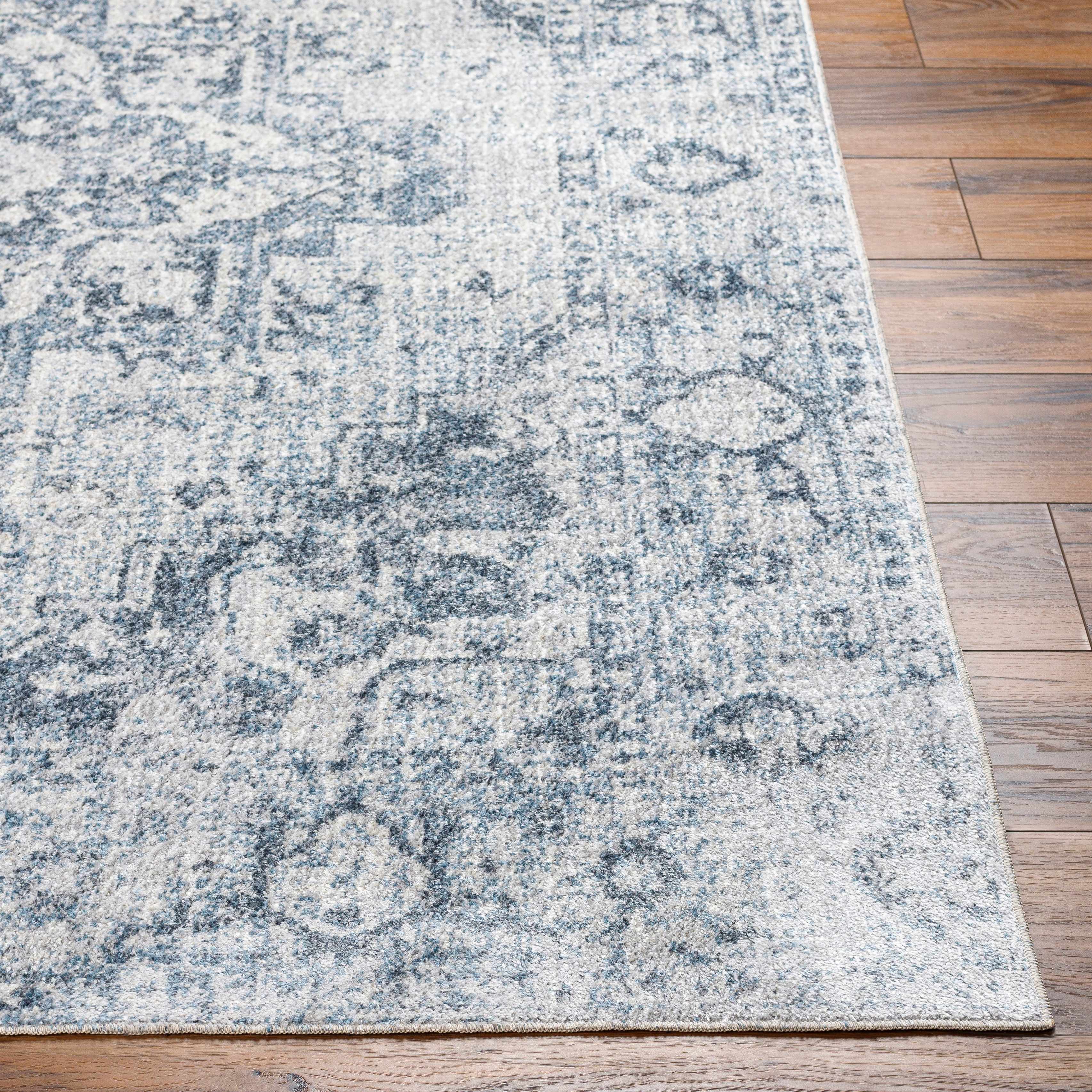 Ankti Aqua Washable Area Rug - Decor Addict, LLC