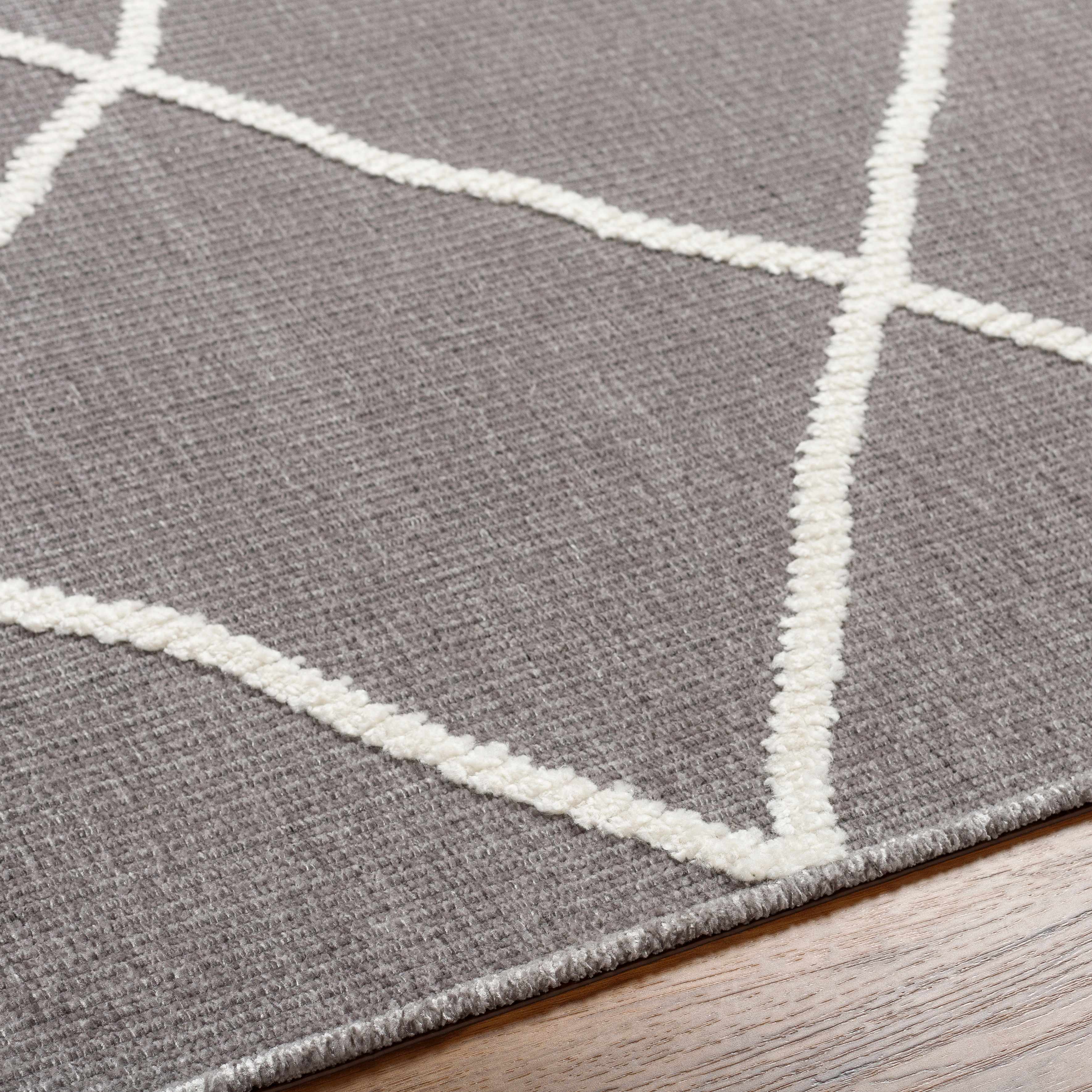 Amani Gray Washable Area Rug - Decor Addict, LLC