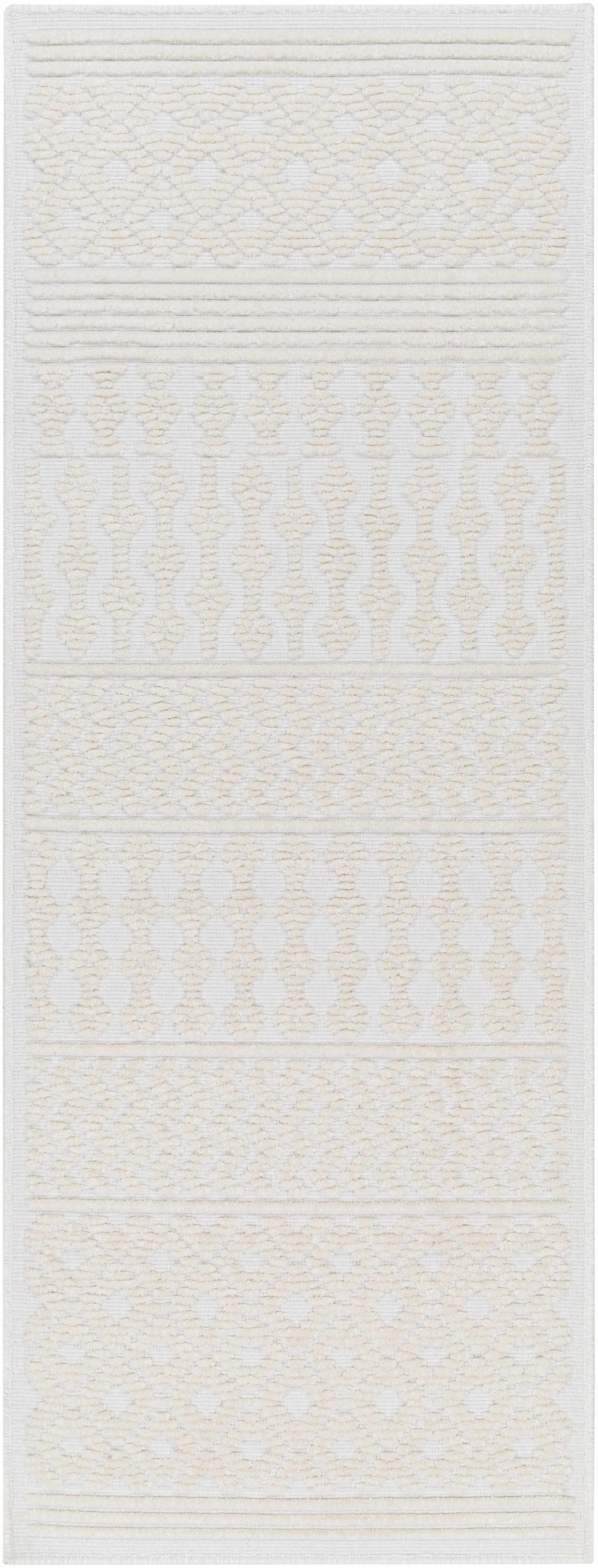 Drago White Washable Area Rug - Decor Addict, LLC