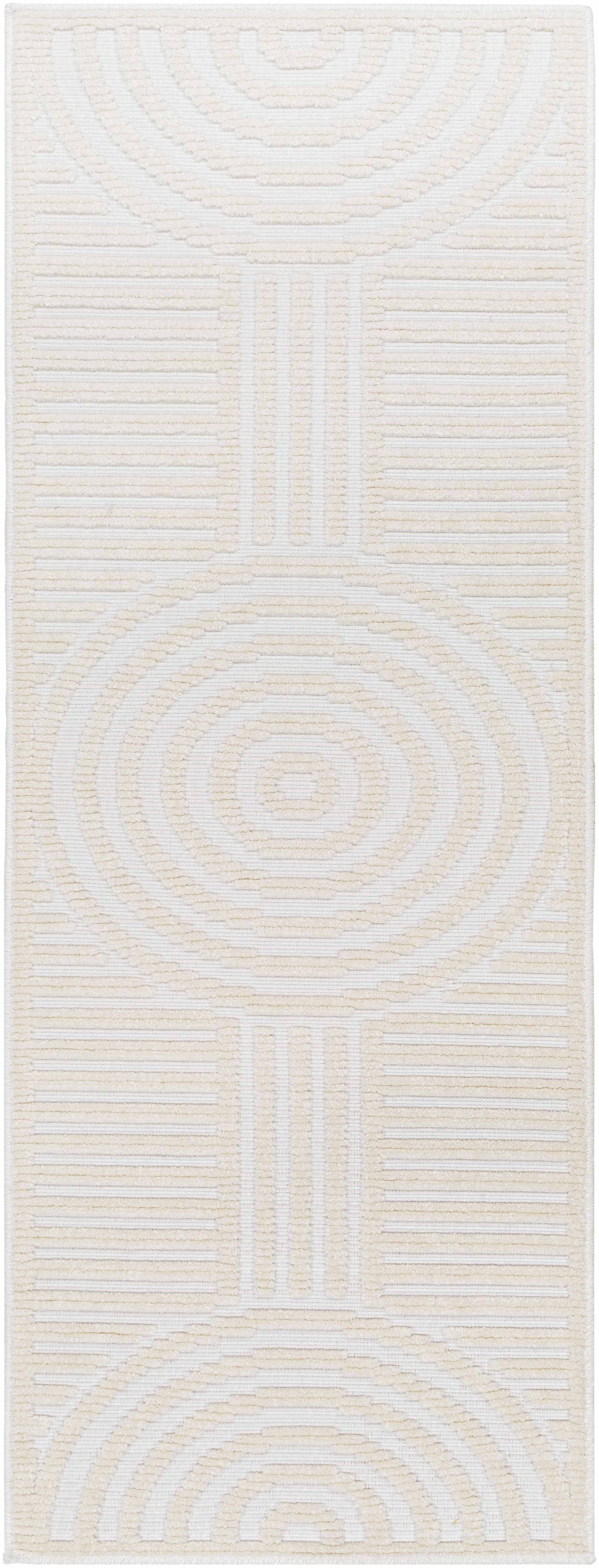 Deron White Washable Area Rug - Decor Addict, LLC