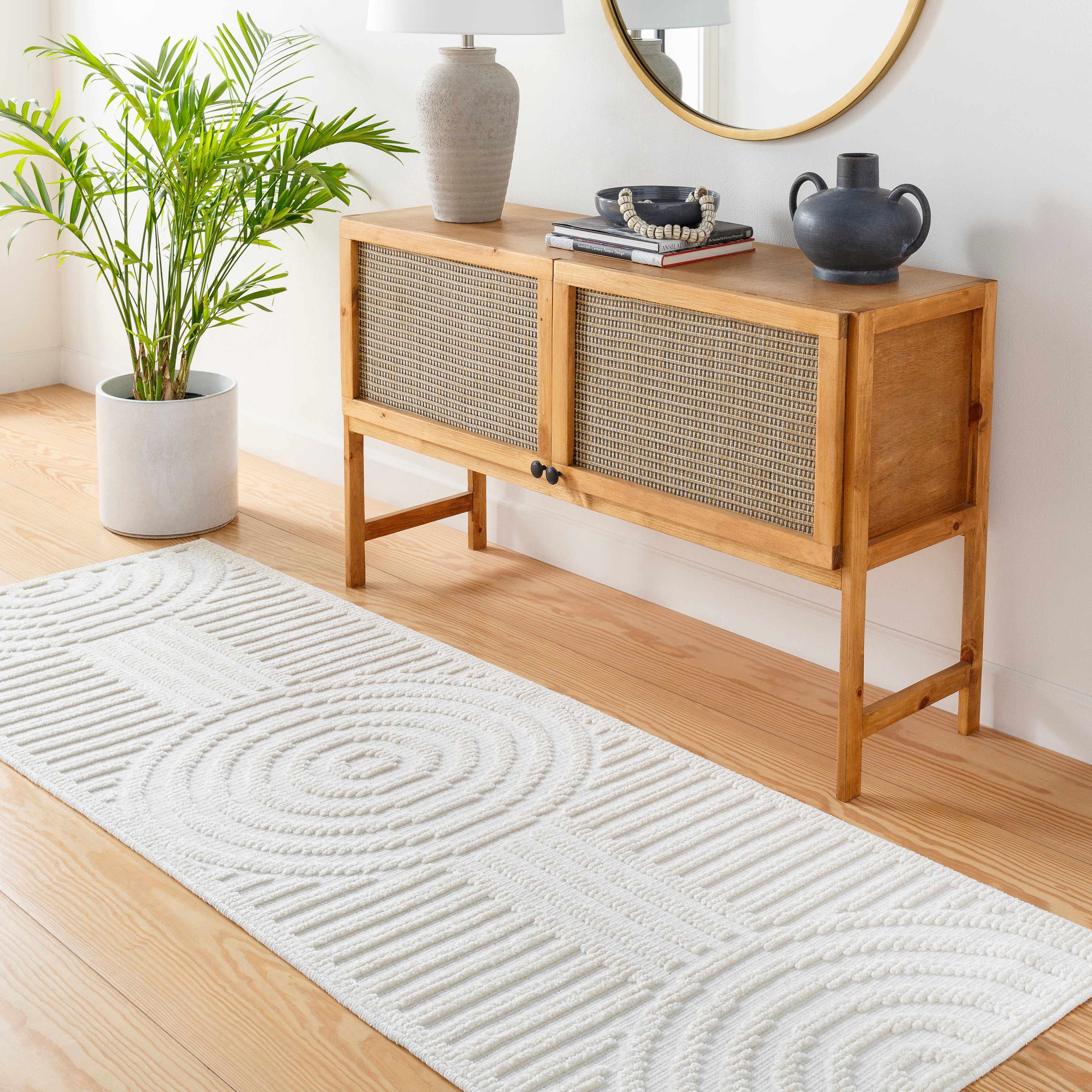 Deron White Washable Area Rug - Decor Addict, LLC
