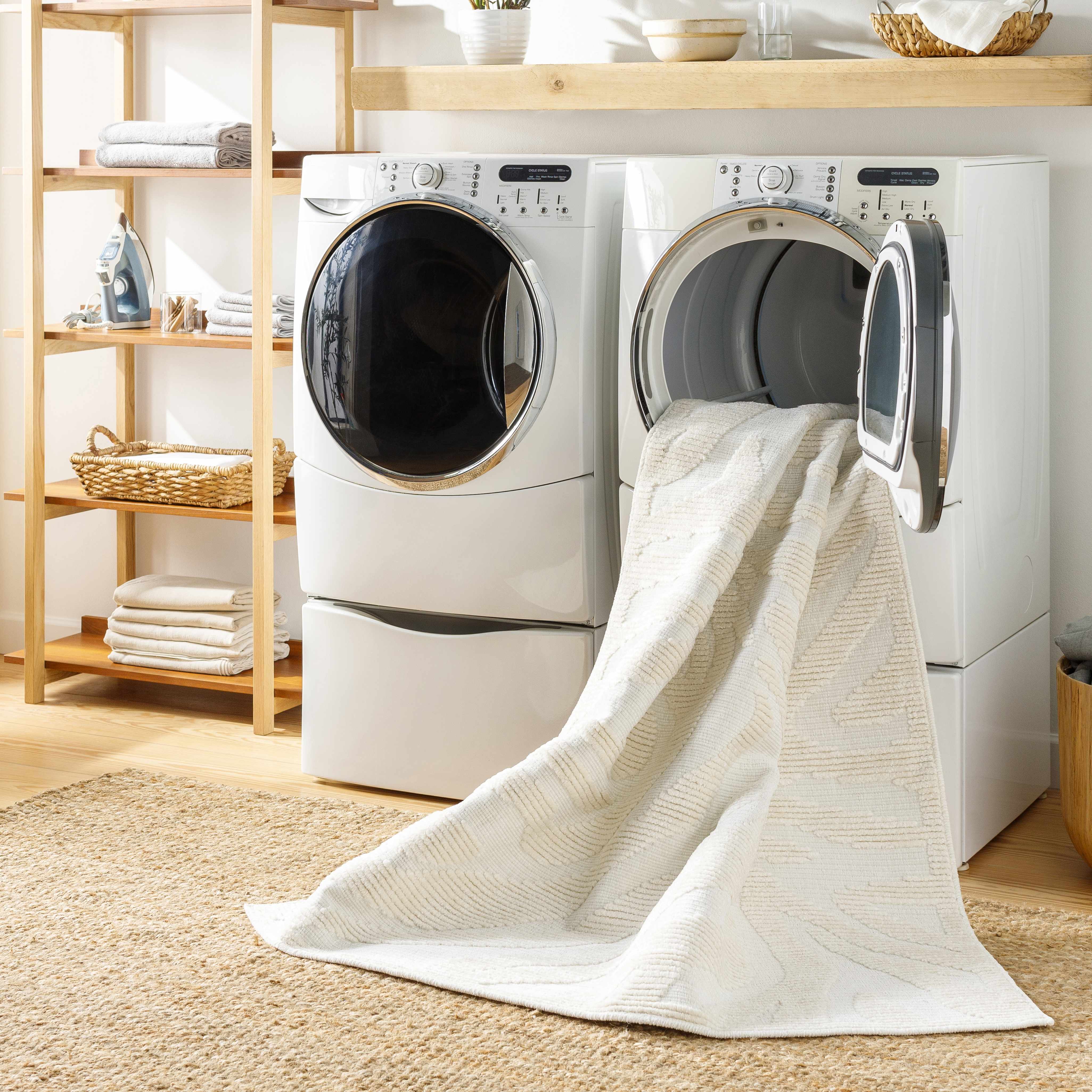 Keto Cream Zebra Print Washable Area Rug - Decor Addict, LLC