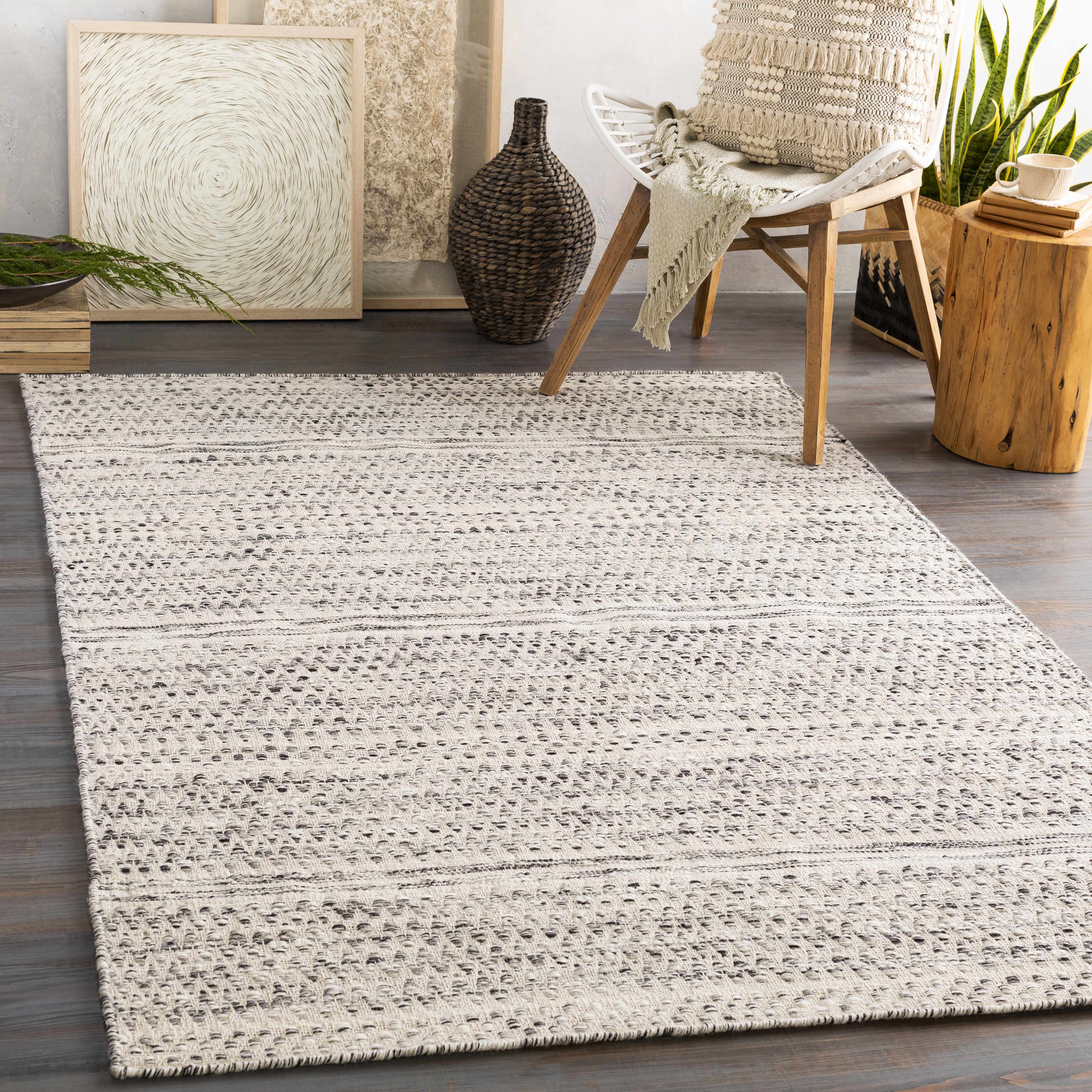 Arabi Wool Area Rug - Decor Addict, LLC