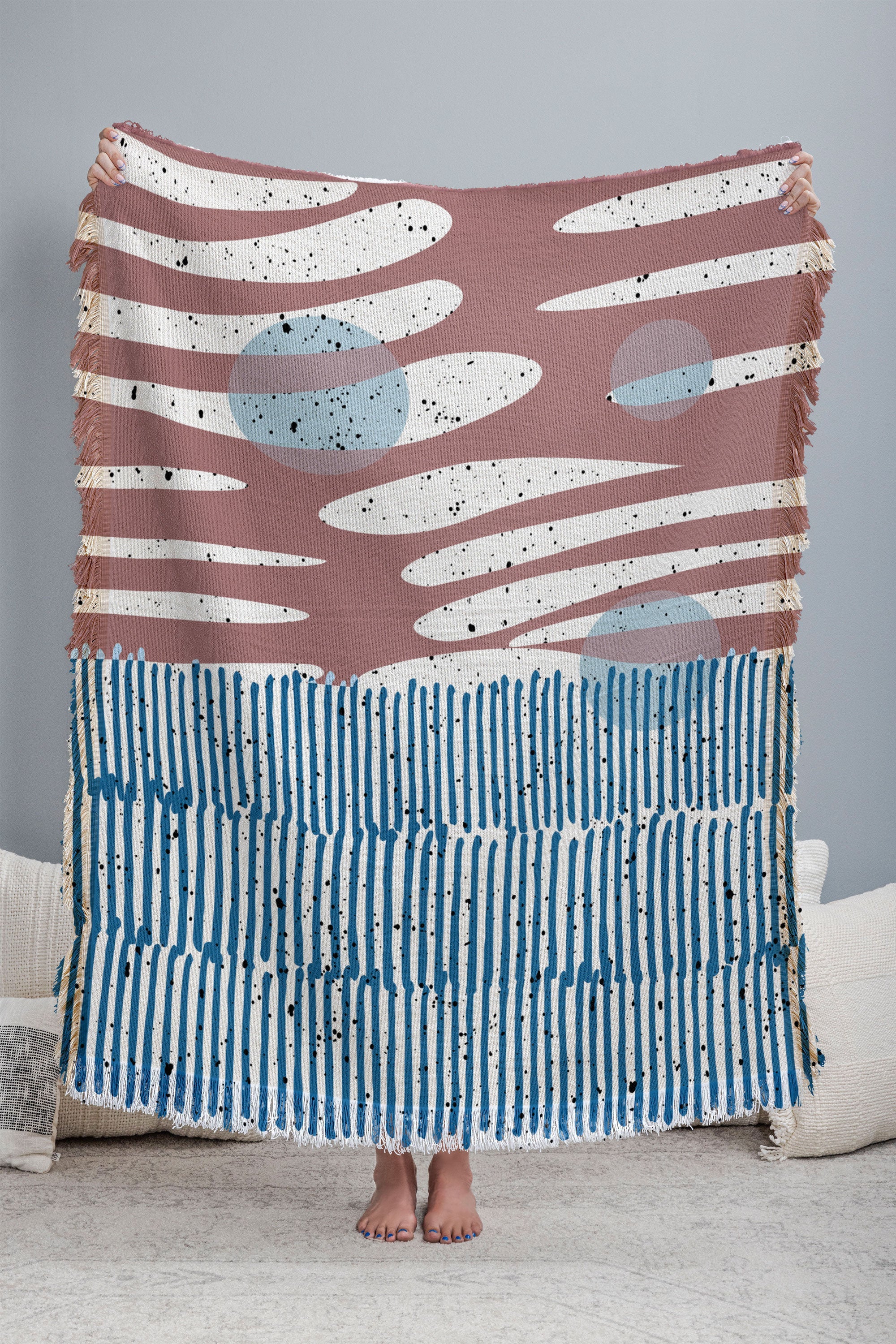 Shore Mood by Mirimo 50x60 throw blanket - Decor Addict, LLC