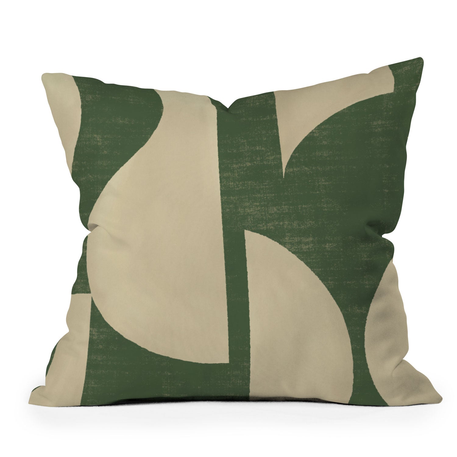 moonlightprint abstract vase collage green throw pillow - Decor Addict, LLC
