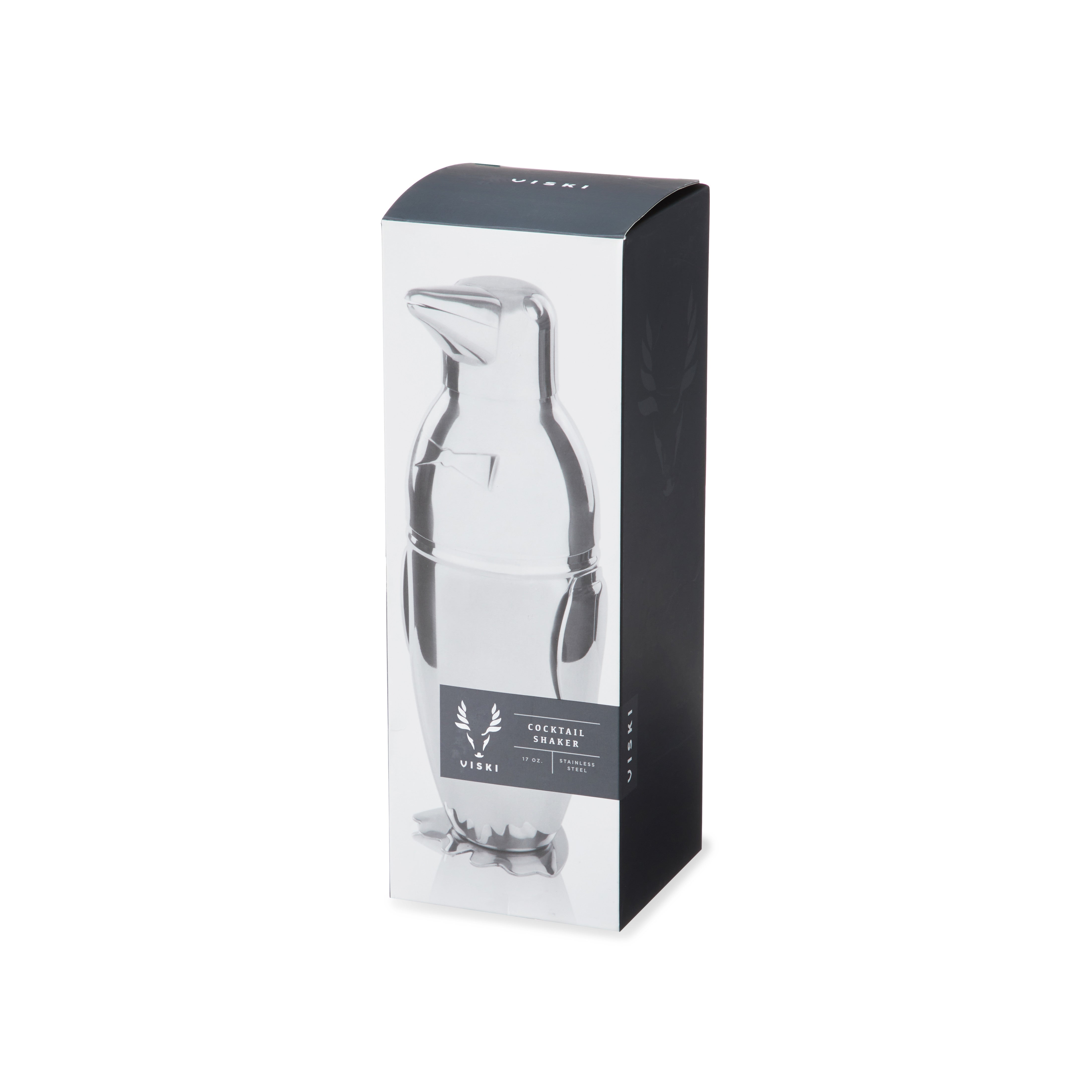 Irving Stainless Steel Penguin Cocktail Shaker - Decor Addict, LLC