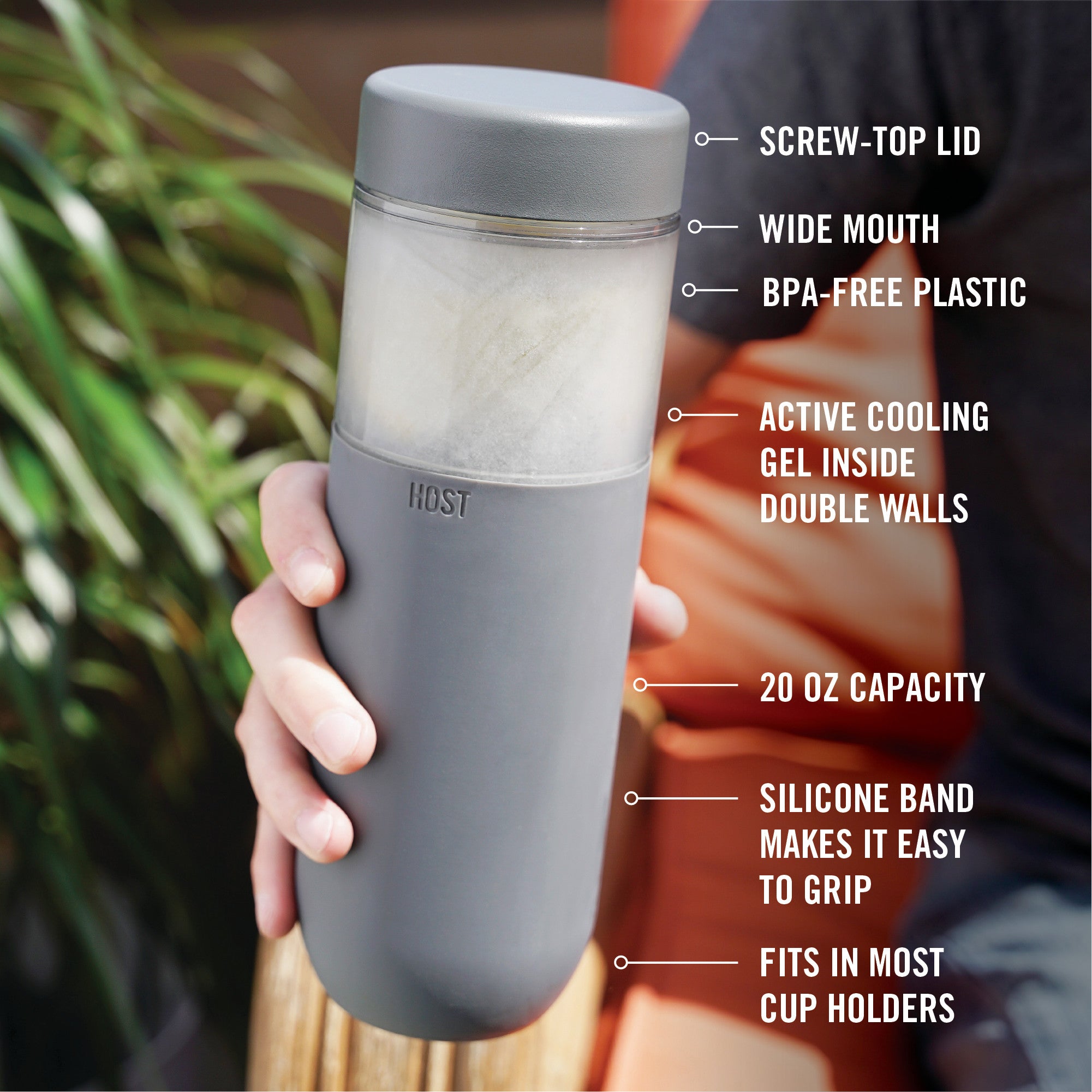 FREEZE™ Bottle in Gray - Decor Addict, LLC