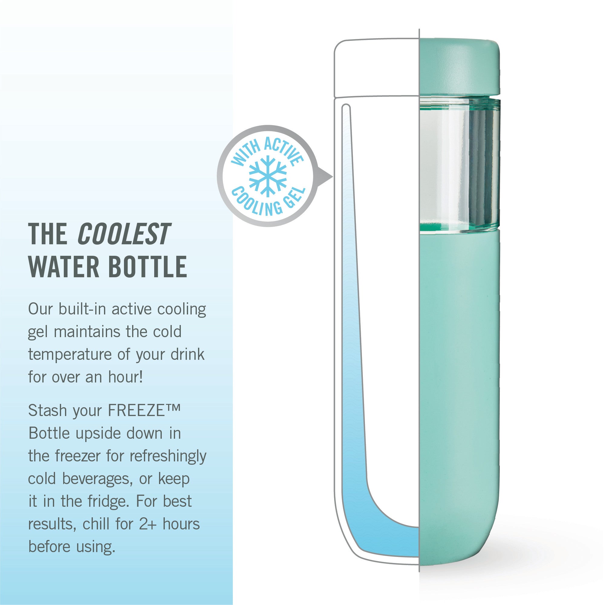 FREEZE™ Bottle in Mint - Decor Addict, LLC