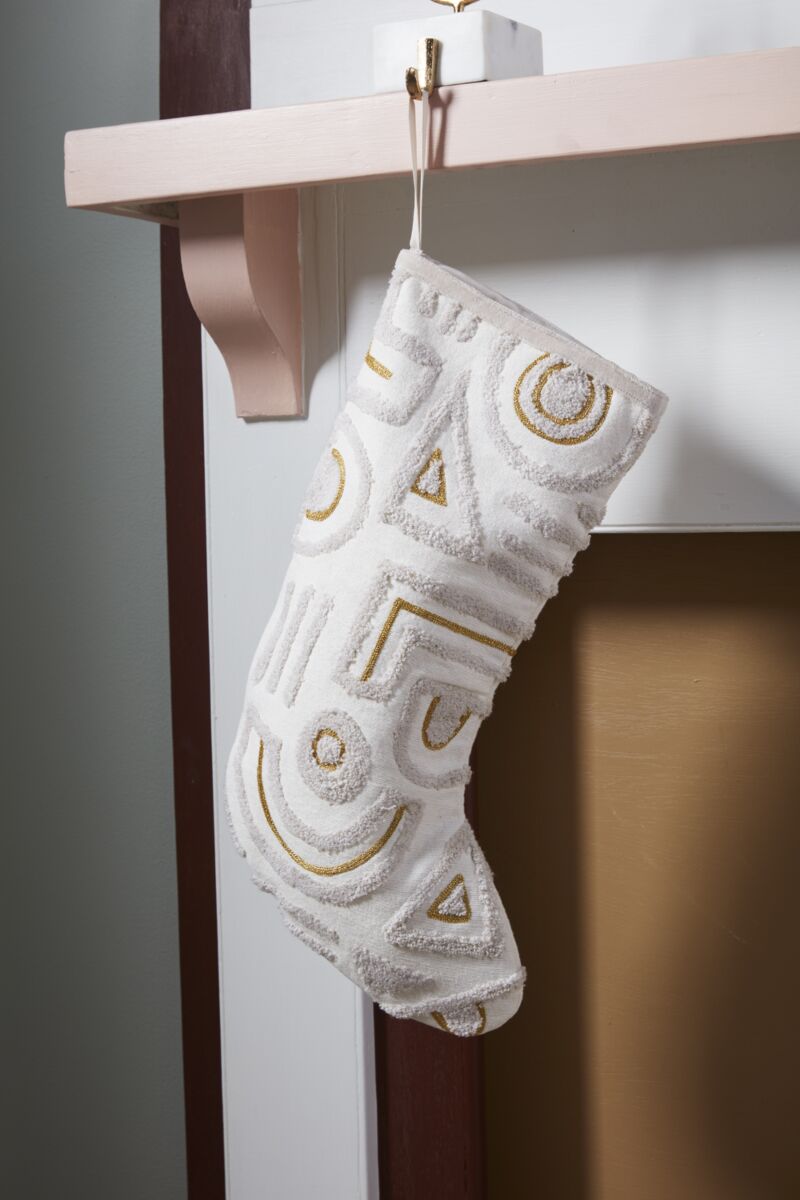 Polygon Stocking — 11" x 18" - Decor Addict, LLC