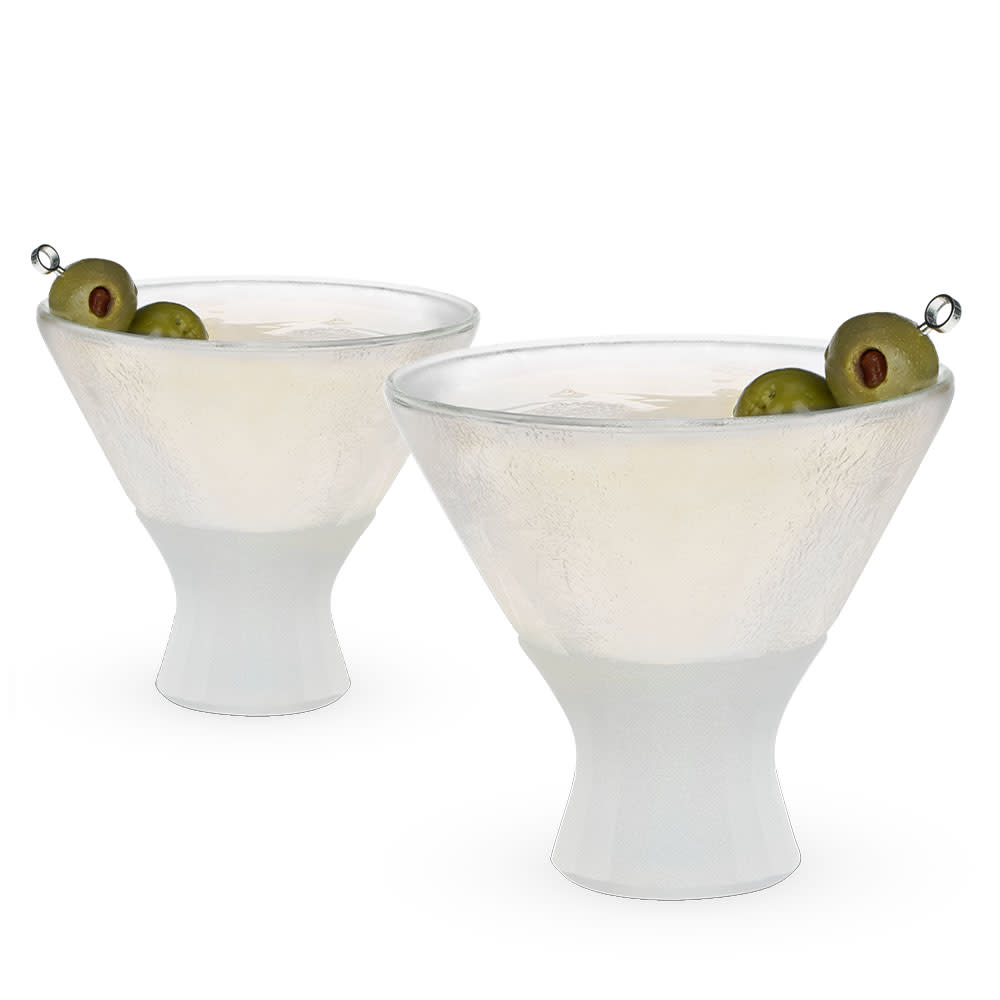 Glass Martini FREEZE™ , Set of 2 - Decor Addict, LLC