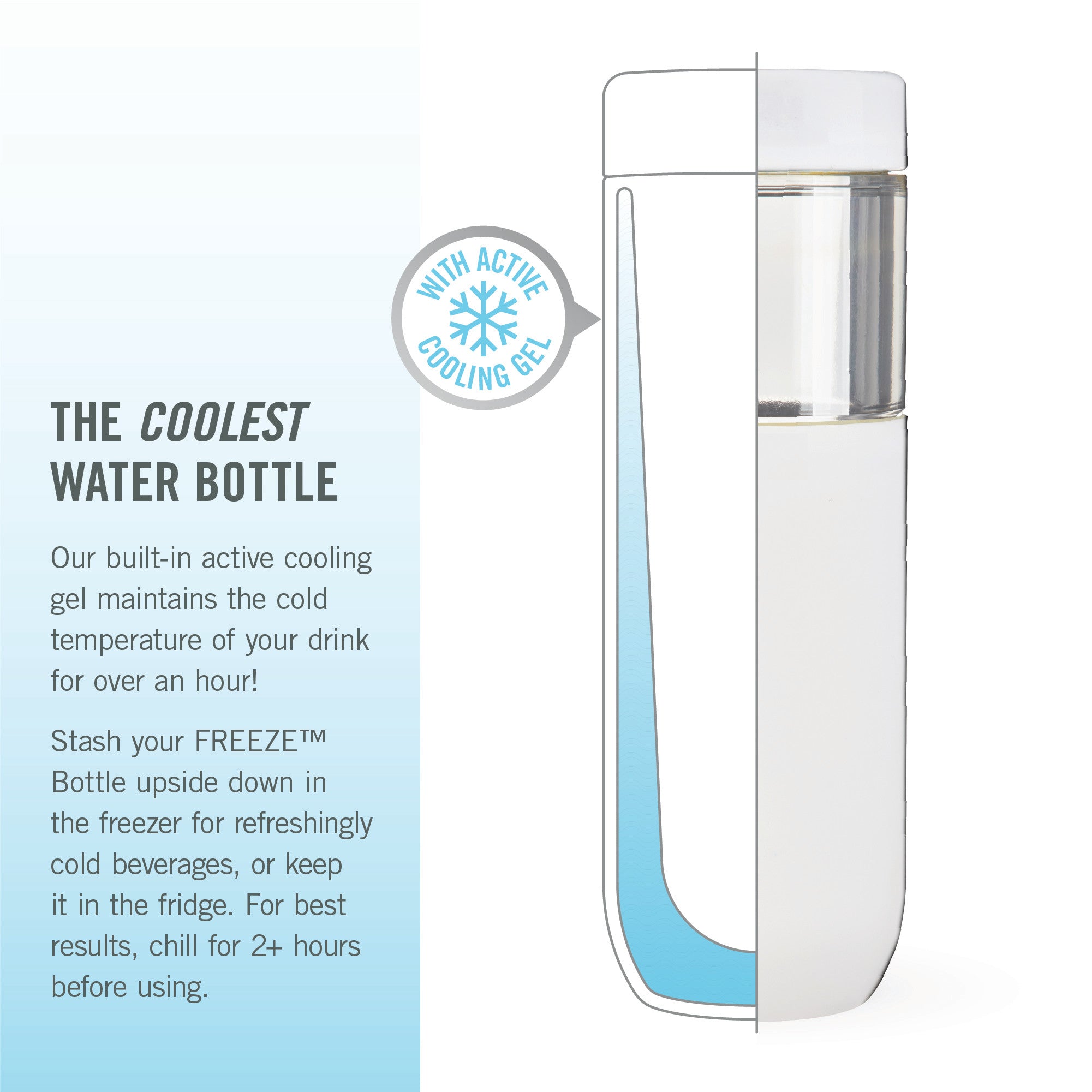 FREEZE™ Bottle in White - Decor Addict, LLC