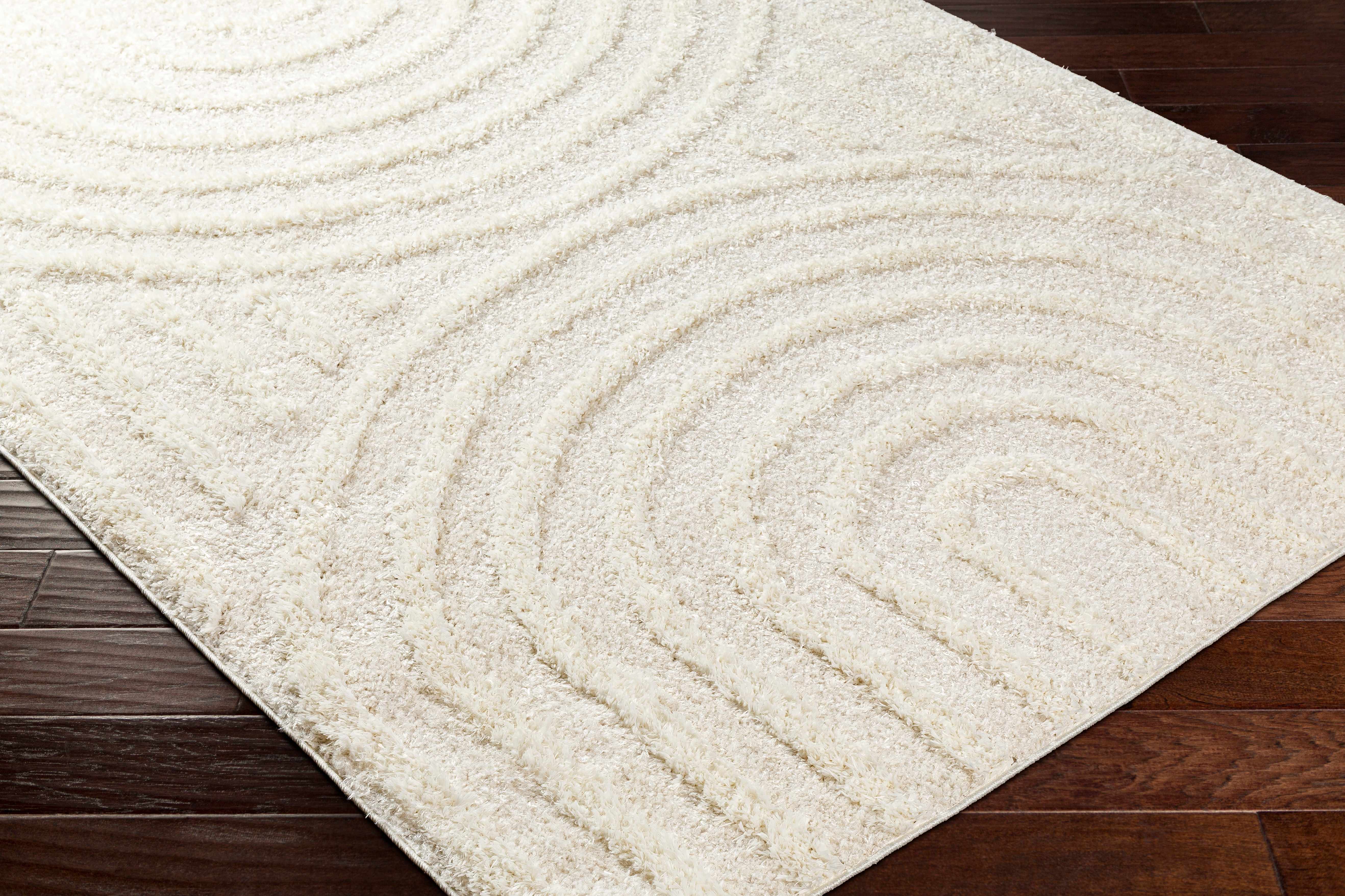 Arnel Cream Area Rug - Decor Addict, LLC