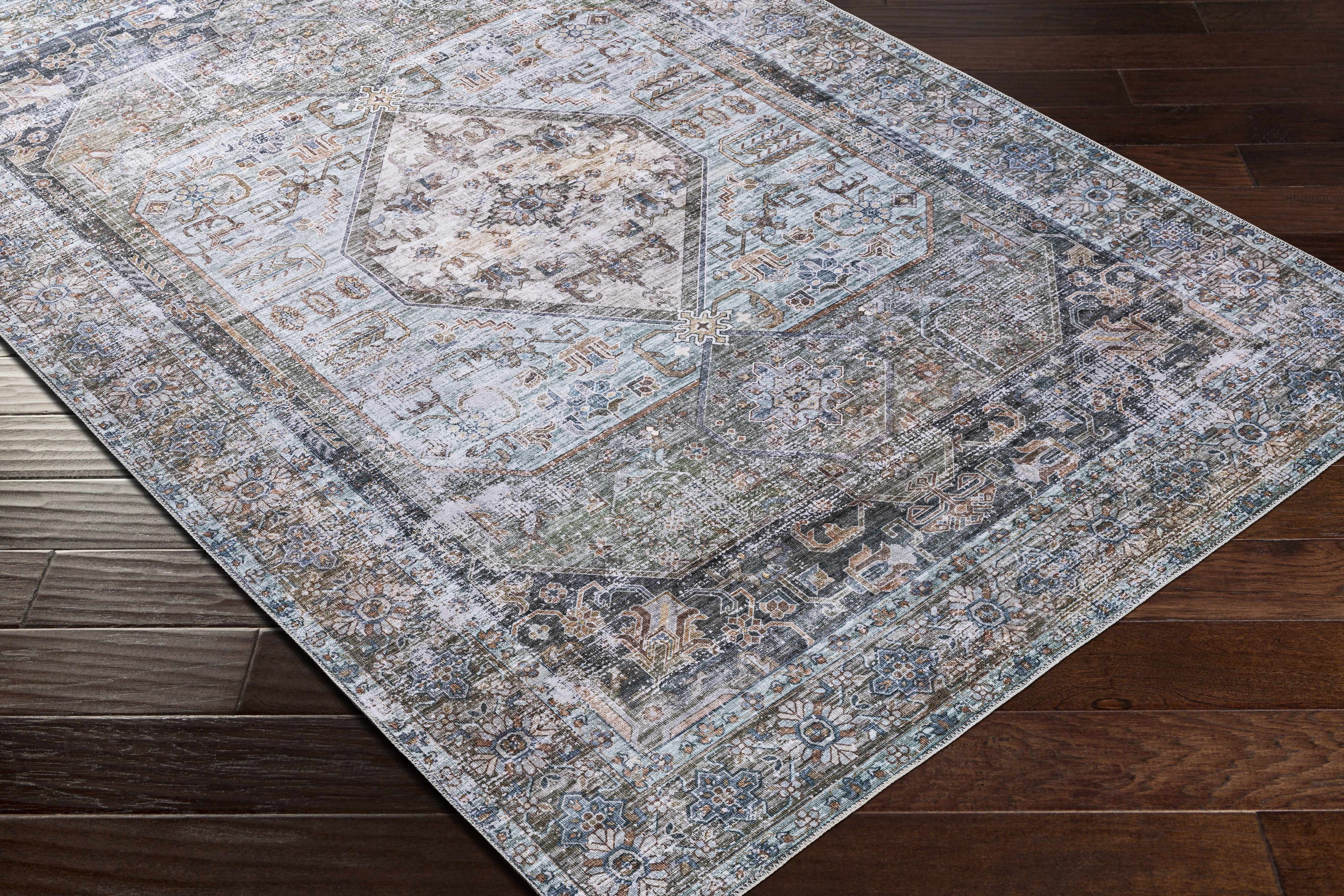 Enlow Washable Area Rug - Decor Addict, LLC