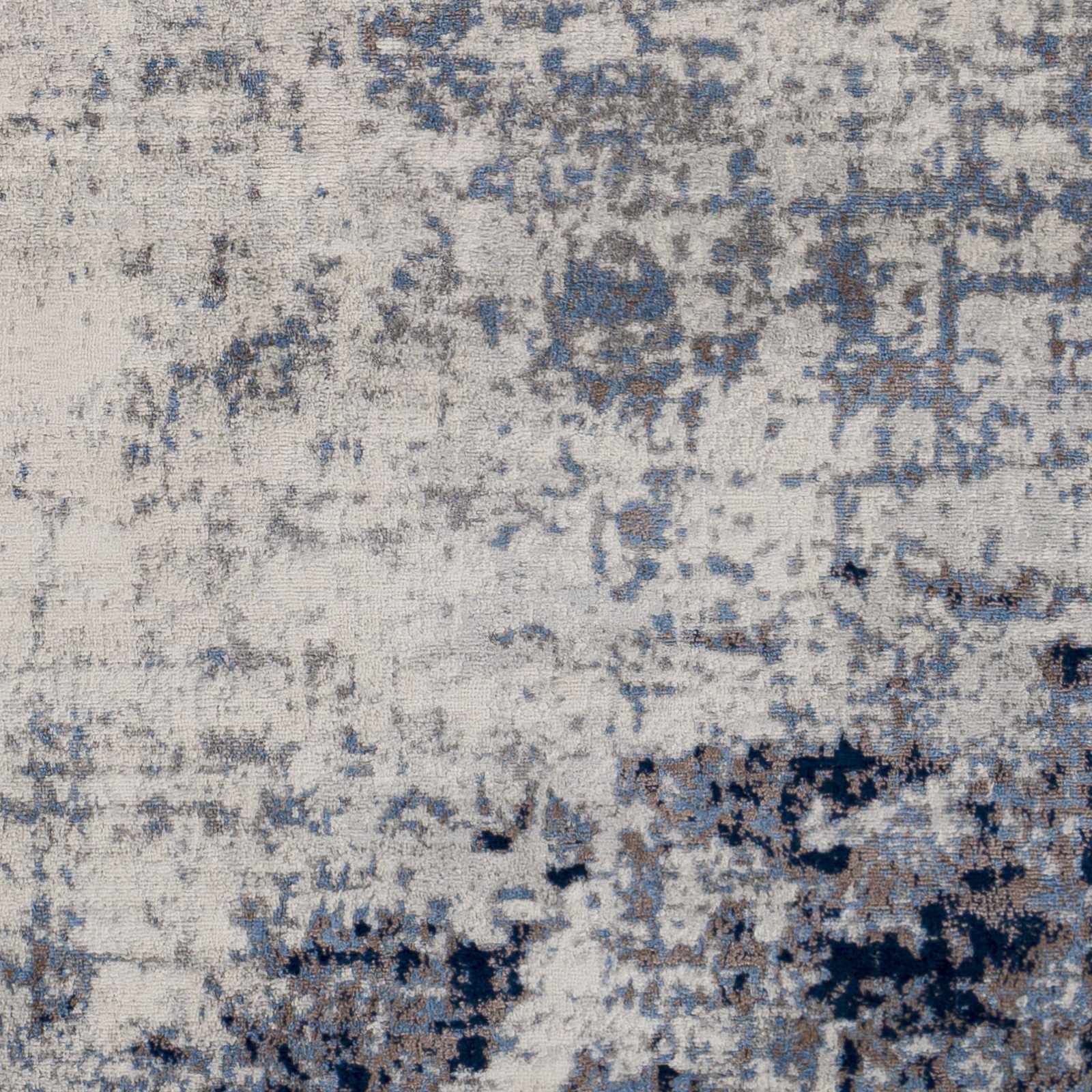 Texanna Abstract Blue/Gray Area Rug - Decor Addict, LLC