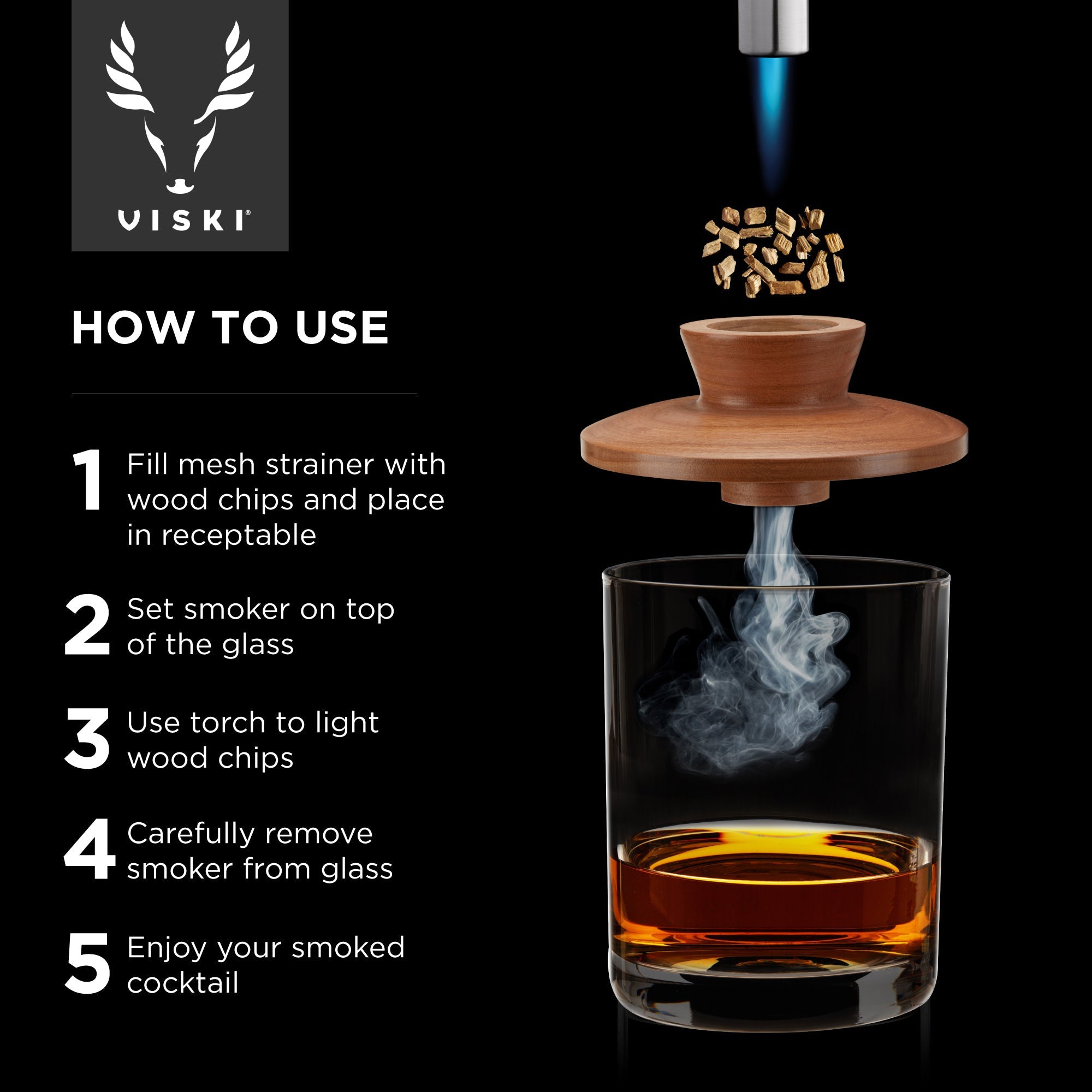 Alchemi Single Serve Smoked Cocktail Kit - Decor Addict, LLC