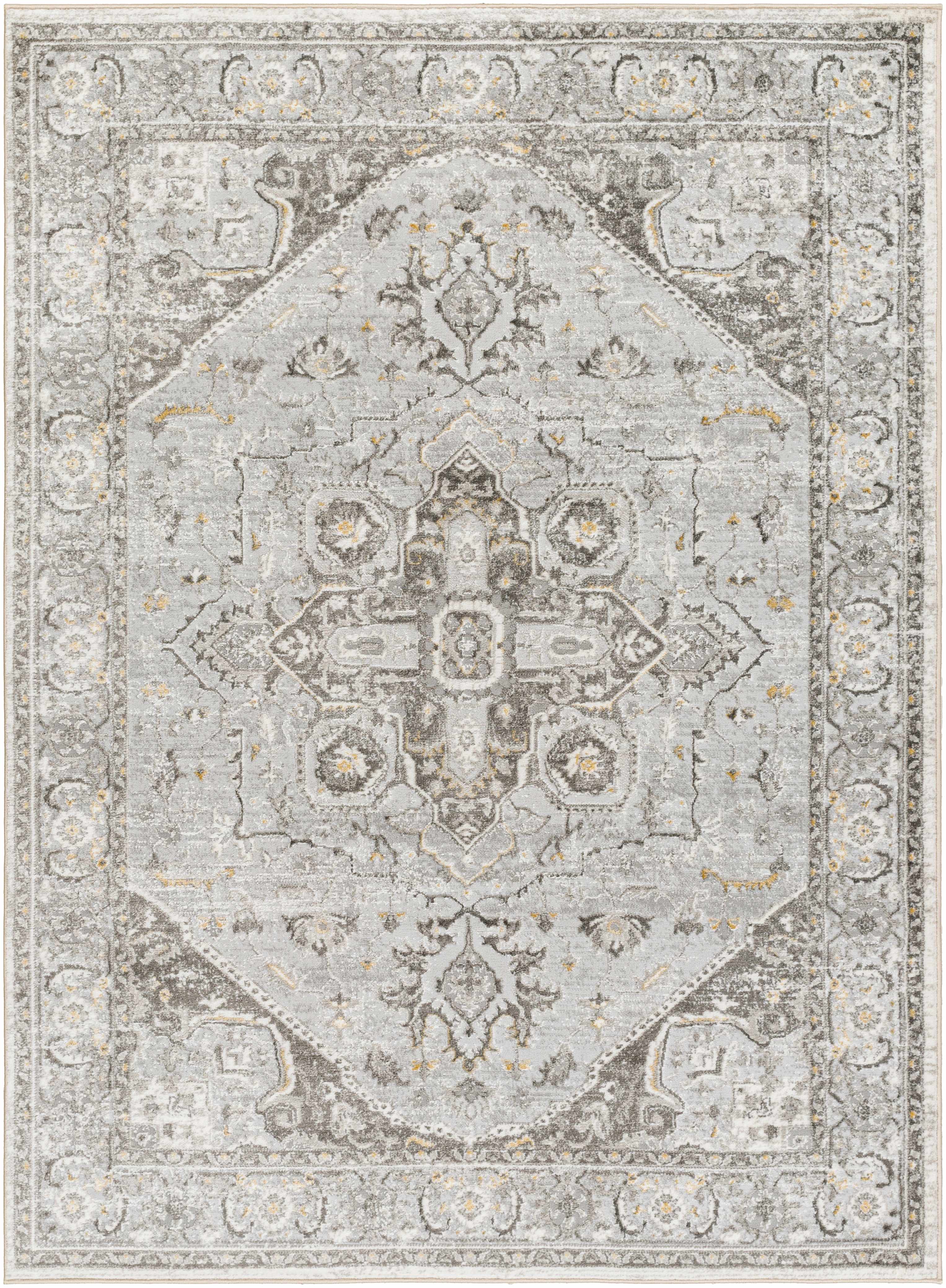 Liverpool Light Gray Area Rug - Decor Addict, LLC