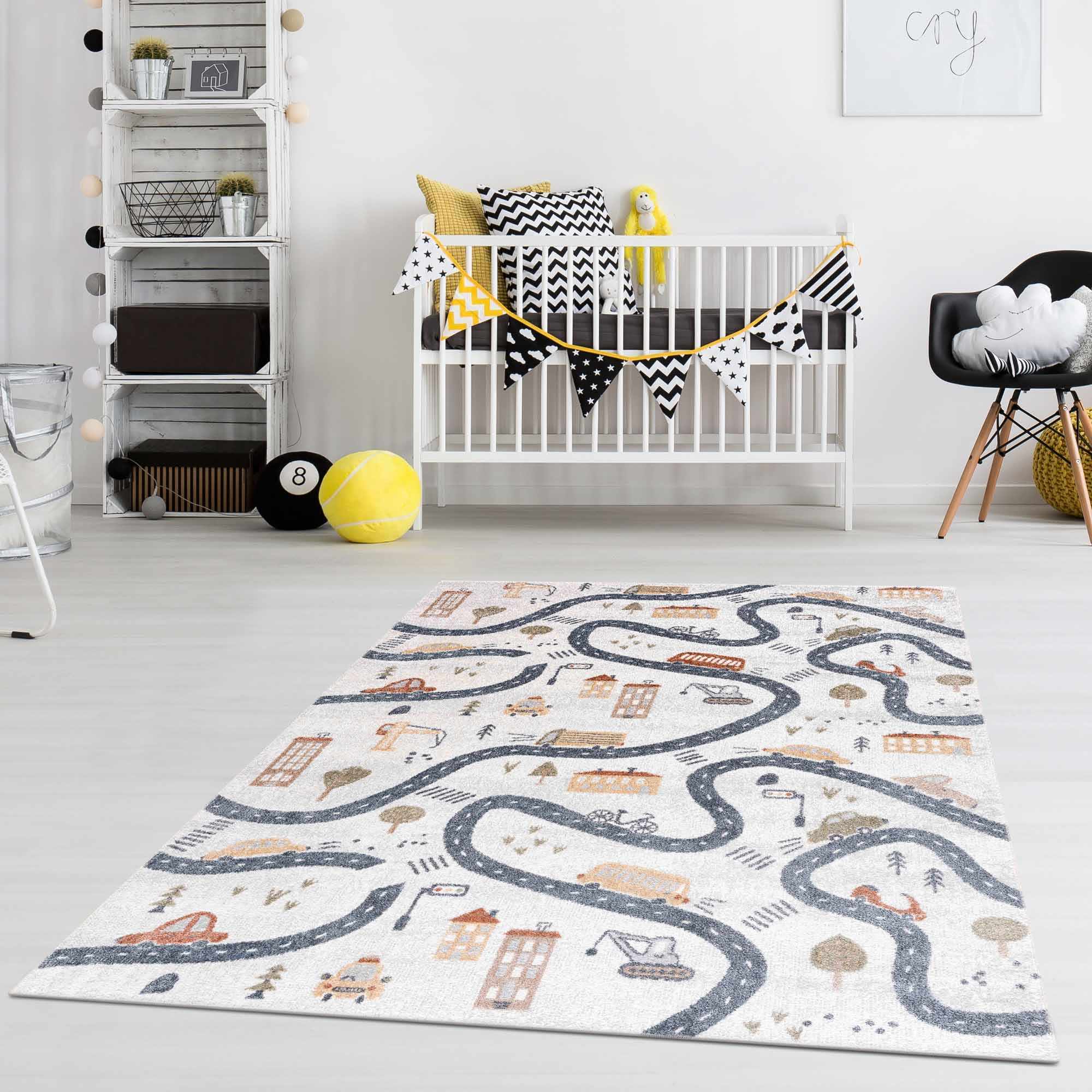 Mave Roads Washable Rug for Kids - Decor Addict, LLC