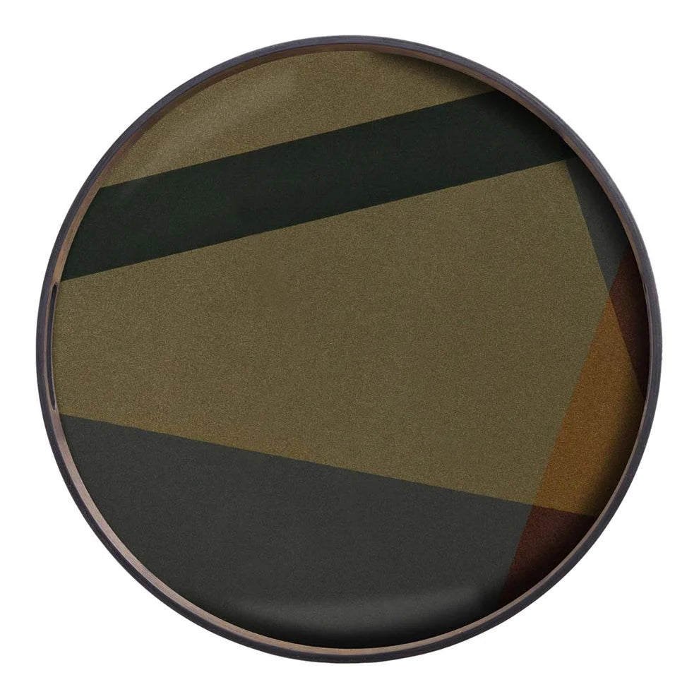 Ethnicraft Slate Angle Glass Tray