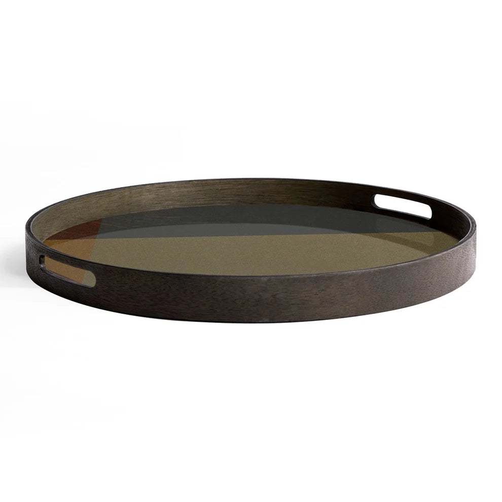 Ethnicraft Slate Angle Glass Tray