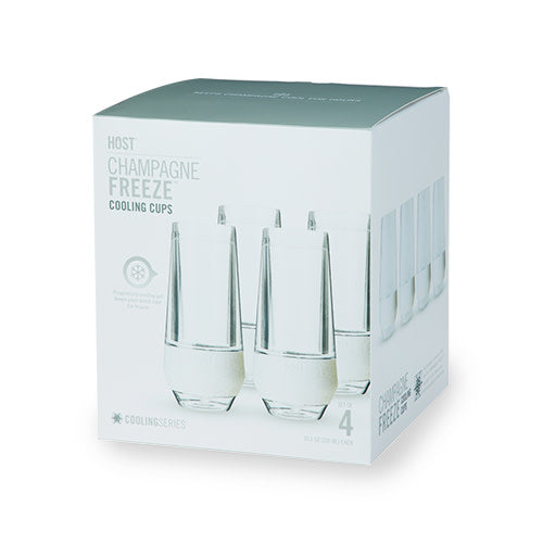 Champagne FREEZE™ in Glitter, Set of 4 - Decor Addict, LLC