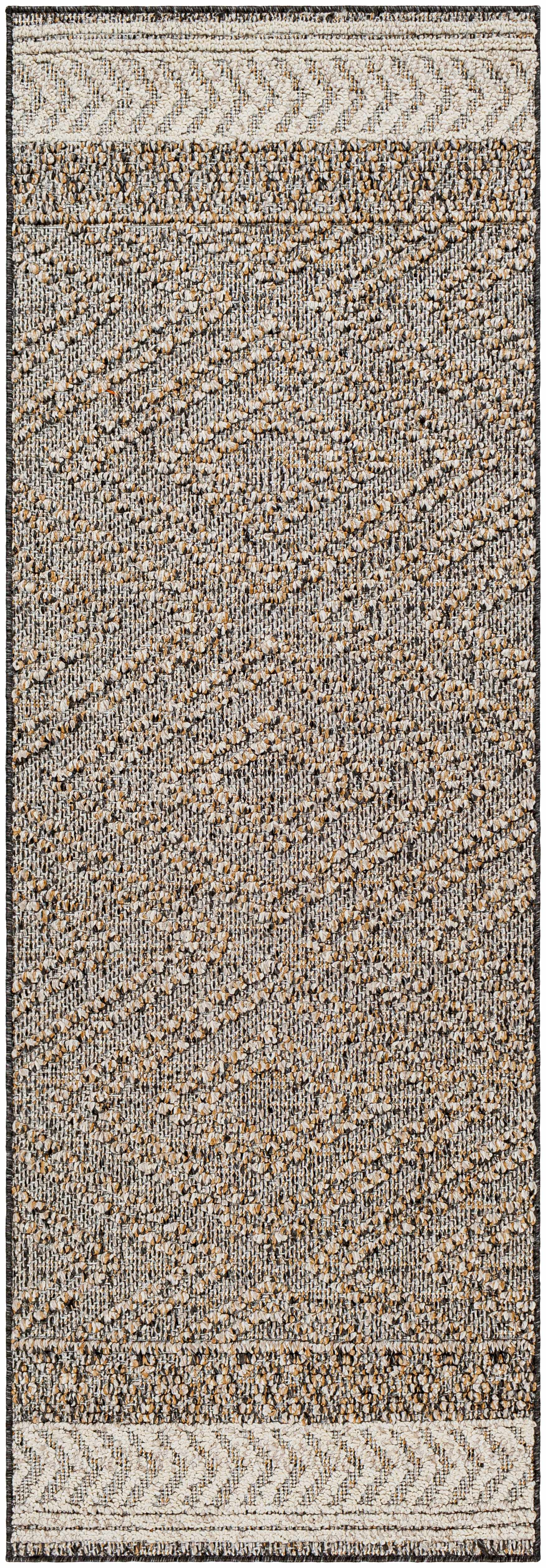 Beige Charcoal Areli Area Rug - Decor Addict, LLC