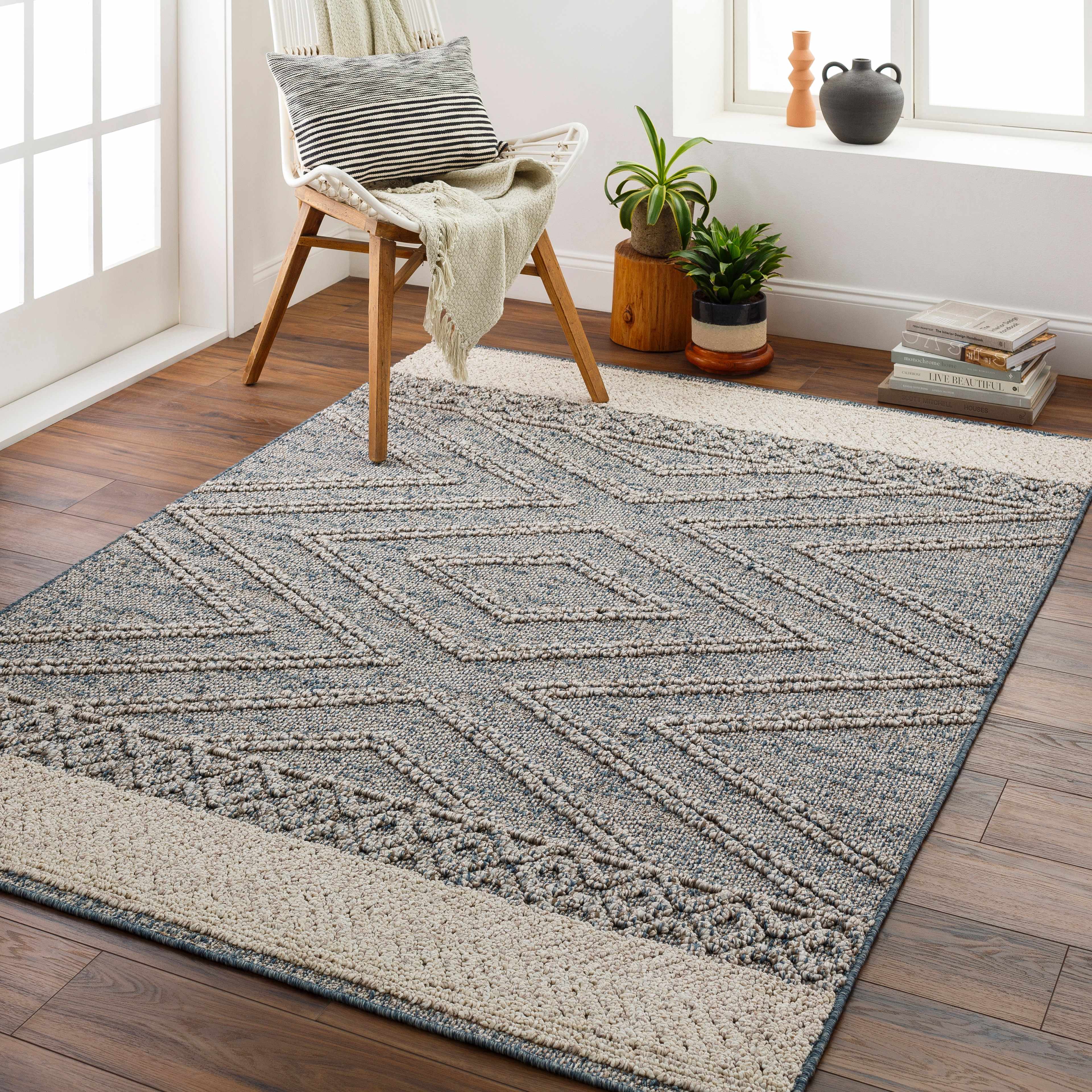 Blue Areli Area Rug - Decor Addict, LLC