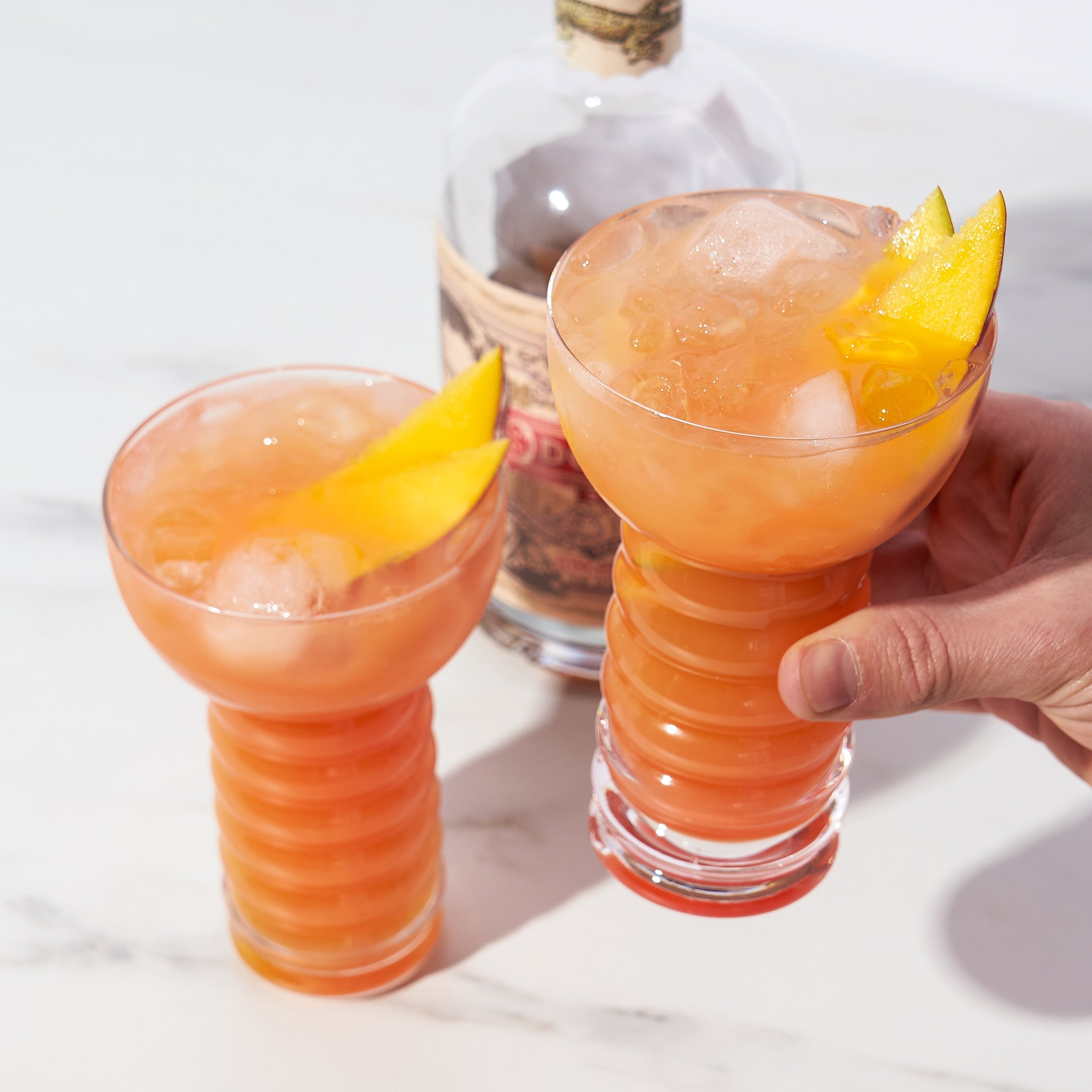 Pacific Crystal Pearl Diver Glasses Set of 2 - Decor Addict, LLC