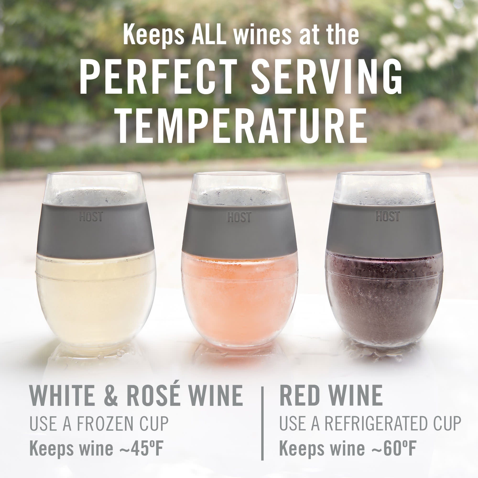 Wine FREEZE™ in Coral - Decor Addict, LLC